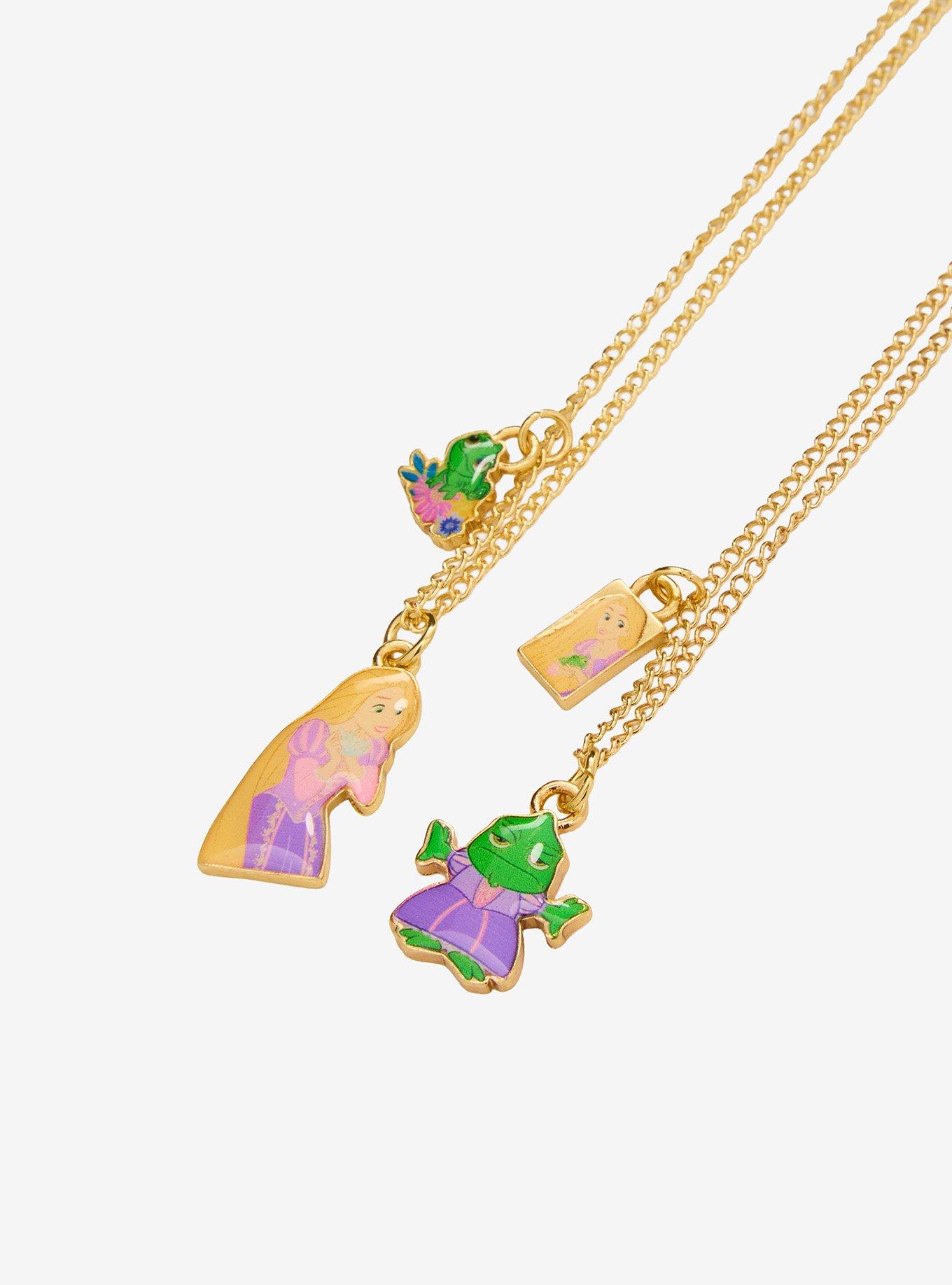 Disney Tangled Rapunzel & Pascal Bestie Necklace Set - BoxLunch Exclusive, , alternate