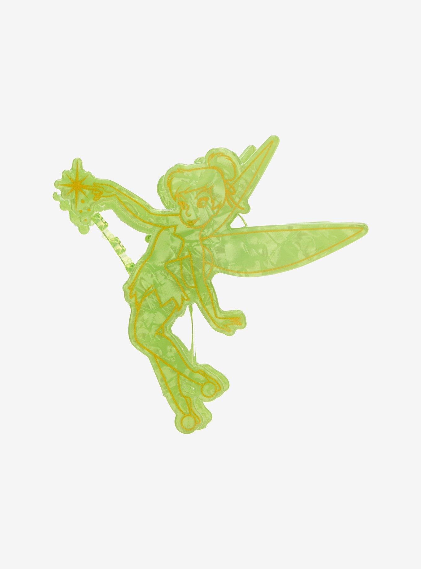 Disney Peter Pan Tinker Bell Tonal Claw Clip - BoxLunch Exclusive, , hi-res