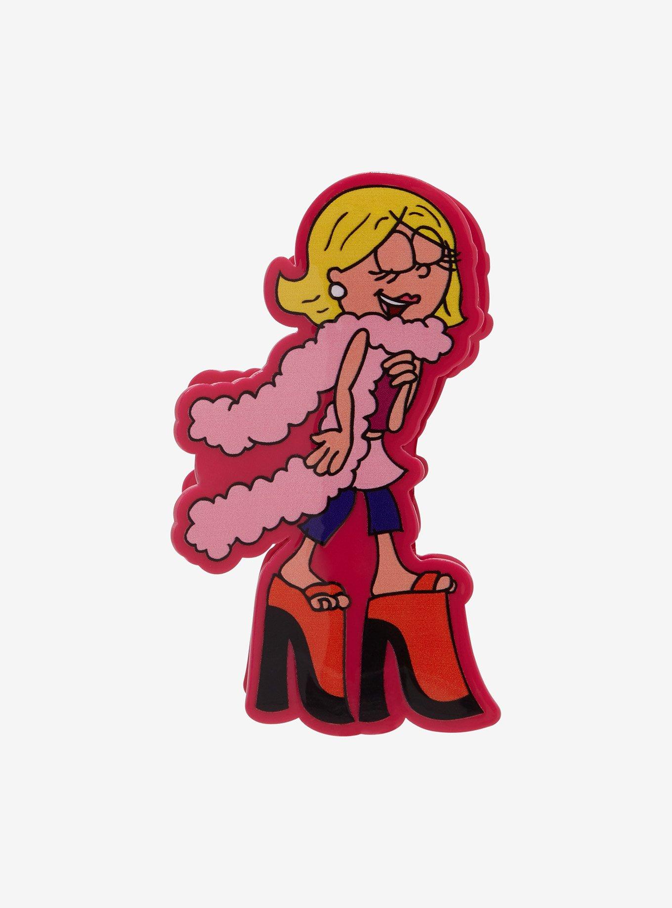 Disney Lizzie McGuire Cartoon Lizzie Boa Claw Clip — BoxLunch Exclusive, , hi-res