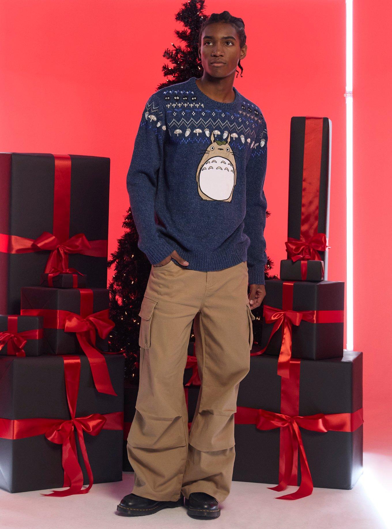 Studio Ghibli® My Neighbor Totoro Navy Knit Sweater, , hi-res