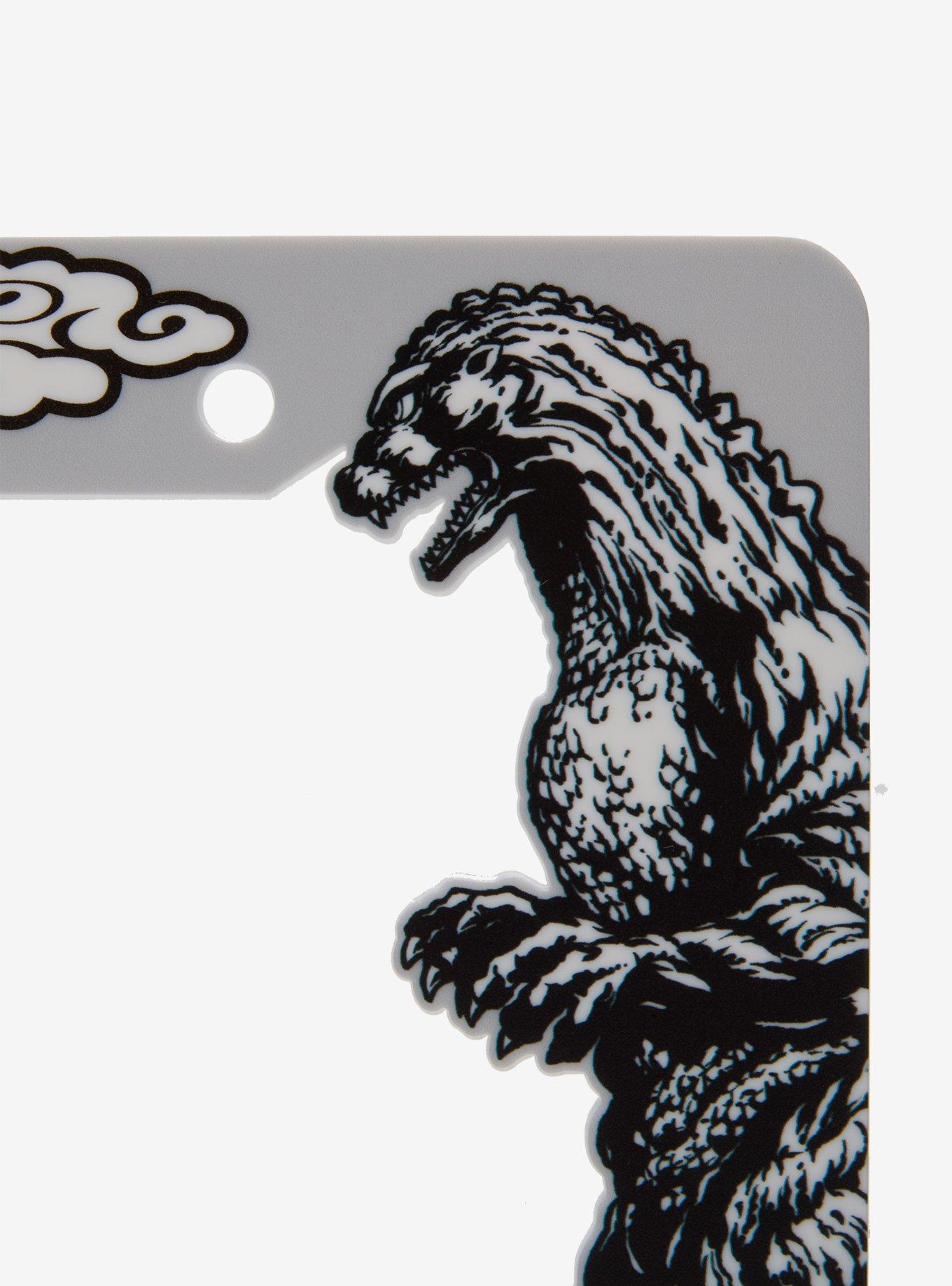 Godzilla Gray License Plate Frame — BoxLunch Exclusive, , alternate