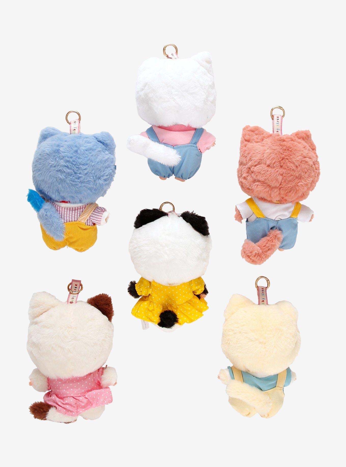 Baby Three Kitten Wardrobe Blind Box Plush Keychain, , hi-res
