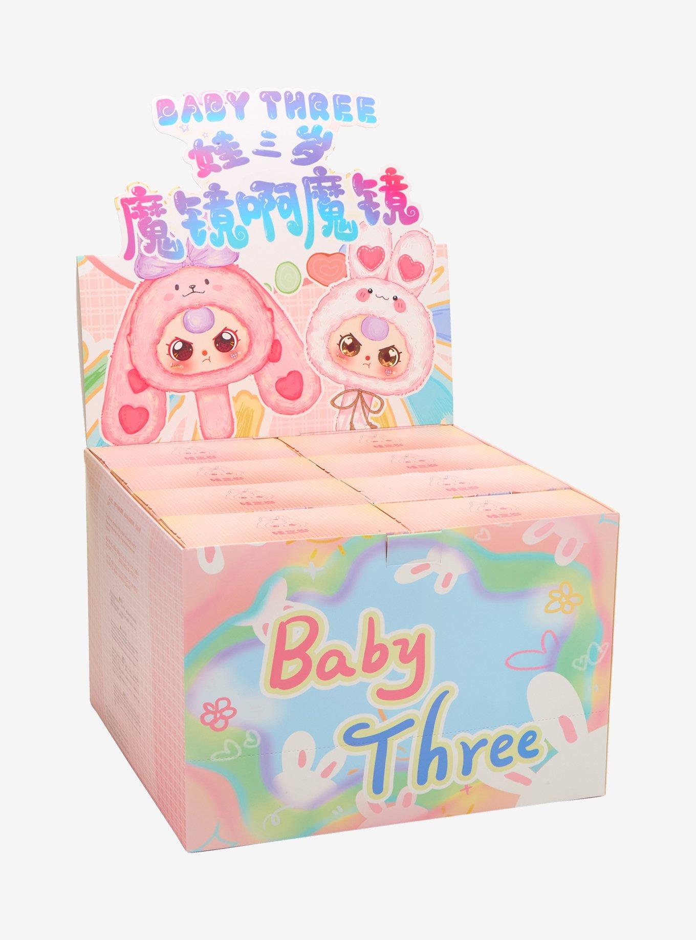 Baby Three Magic Mirror Series Blind Box Plush Mirror Keychain, , alternate