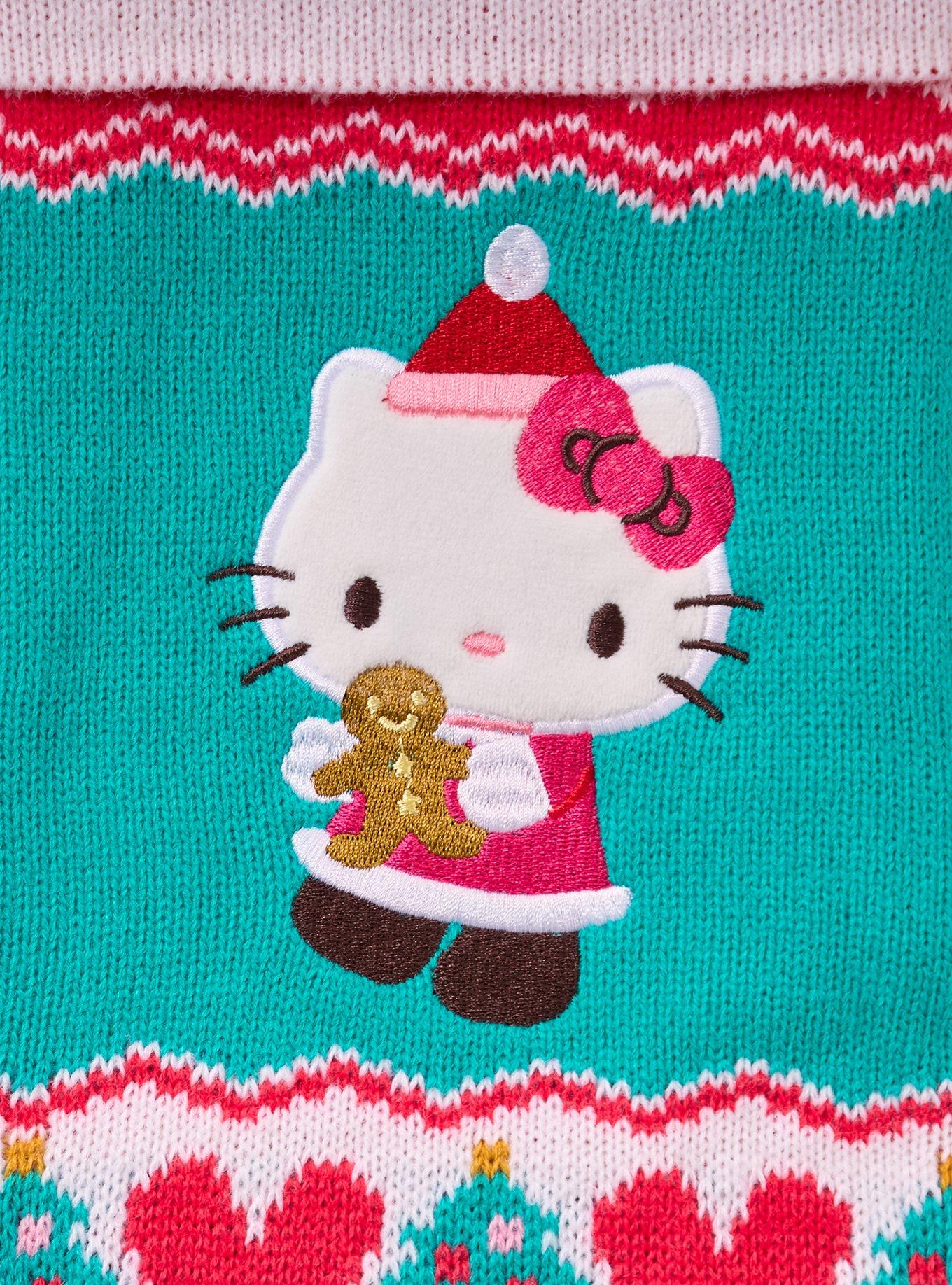 Sanrio Hello Kitty Knit Holiday Stocking &mdash; BoxLunch Exclusive, , alternate