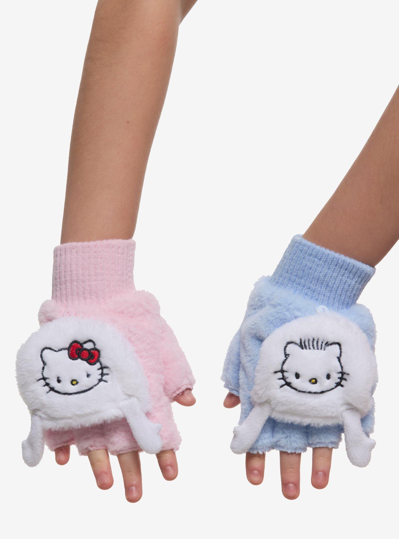 Hello Kitty & Dear Daniel Magnetic Arms Mismatch Convertible Gloves, , hi-res