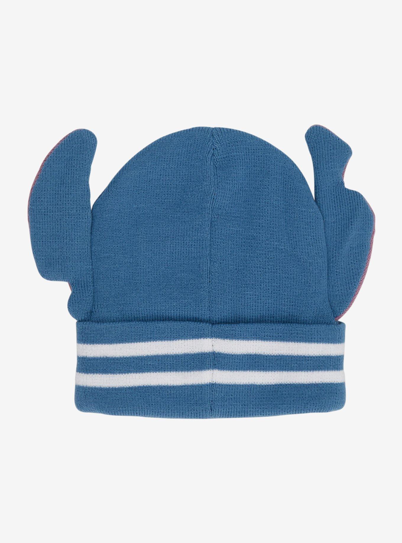 Disney Stitch Stripe Figural Beanie, , hi-res