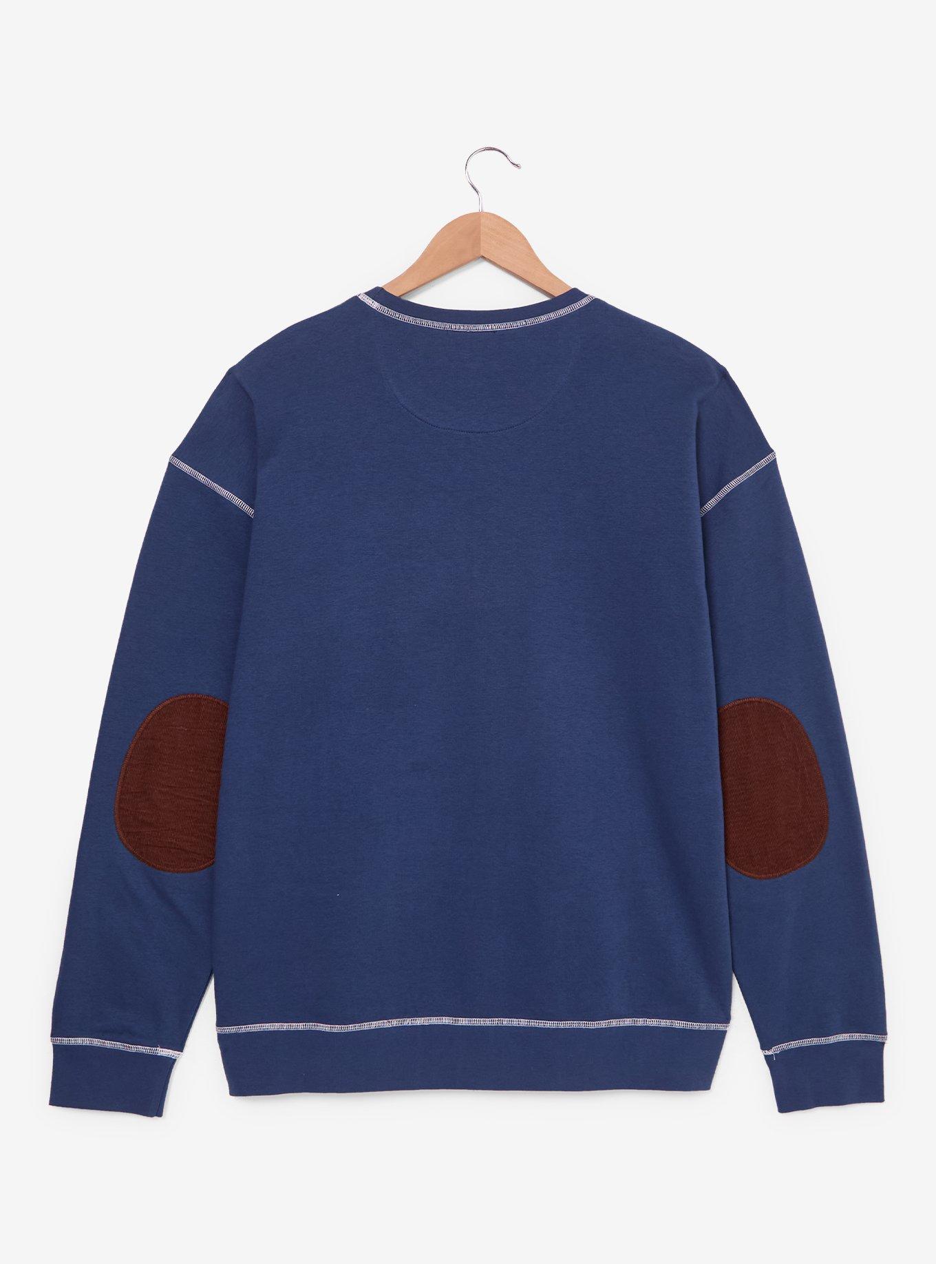 Stranger Things Beam Me Up Women's Crewneck — BoxLunch Exclusive, DARK BLUE, alternate