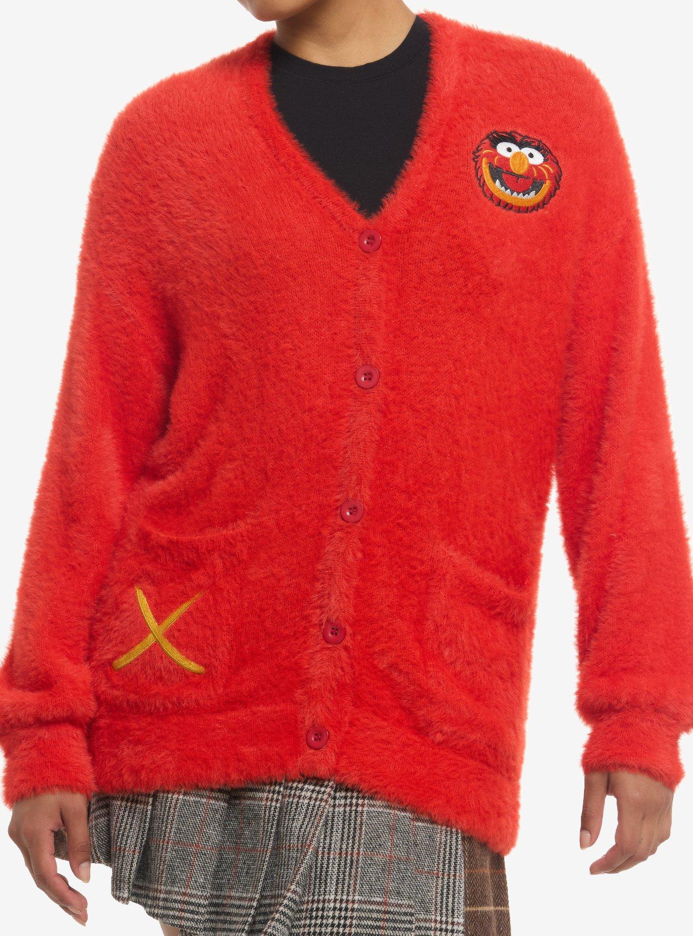 The Muppets Animal Fuzzy Girls Cardigan, , hi-res