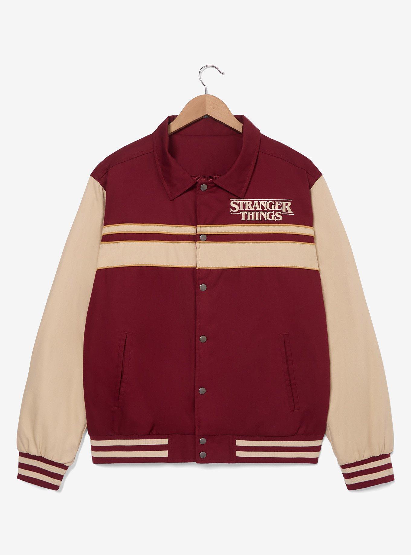 Stranger Things Logo Retro Varisty Jacket - BoxLunch Exclusive, MULTI, alternate