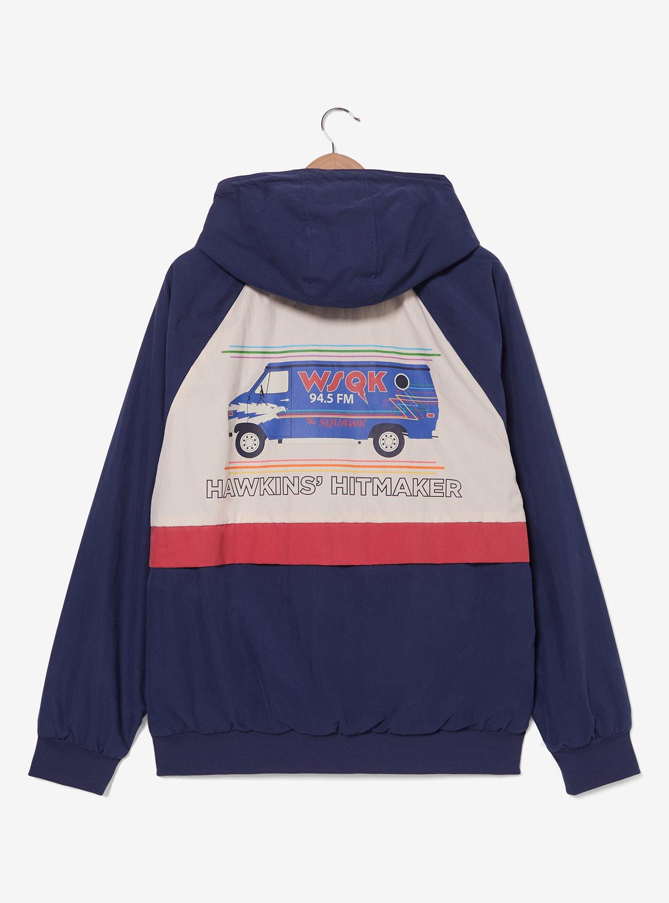 Stranger Things WSQK The Squawk Windbreaker — BoxLunch Exclusive