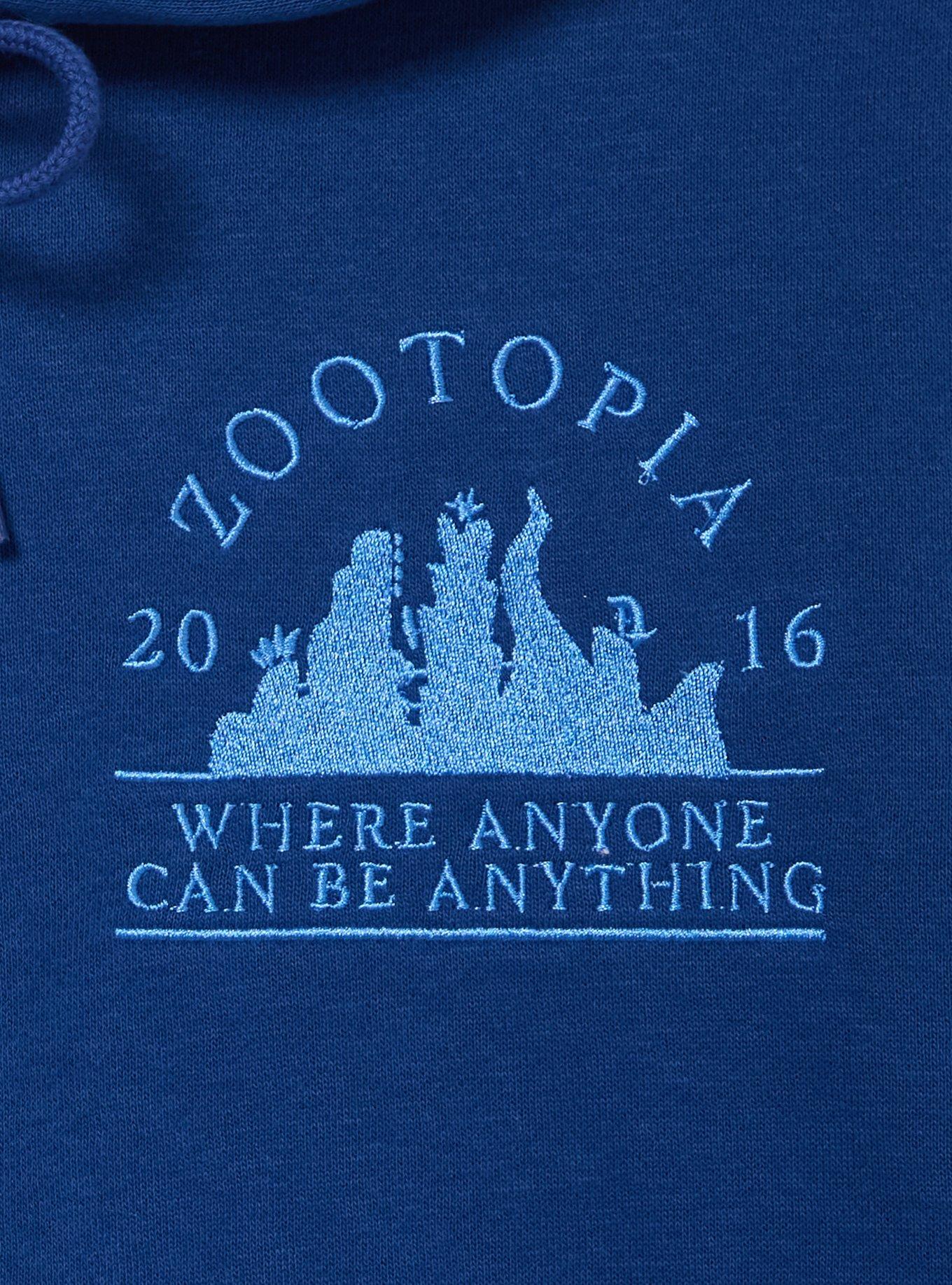 Disney Zootopia Embroidered Characters Zippered Hoodie - BoxLunch Exclusive, , alternate