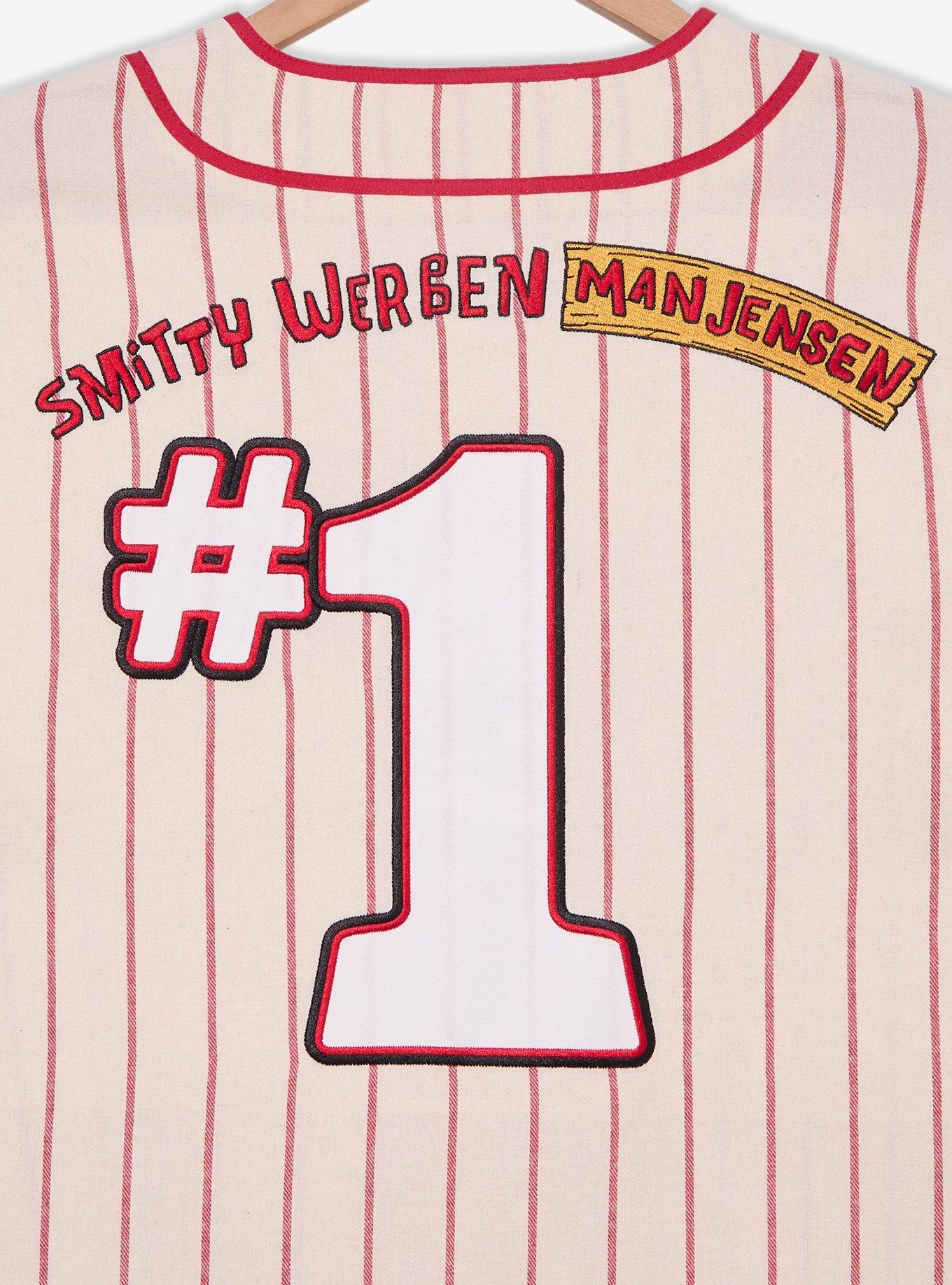 SpongeBob SquarePants Bikini Bottom Striped Baseball Jersey - BoxLunch Exclusive, OFF WHITE, alternate