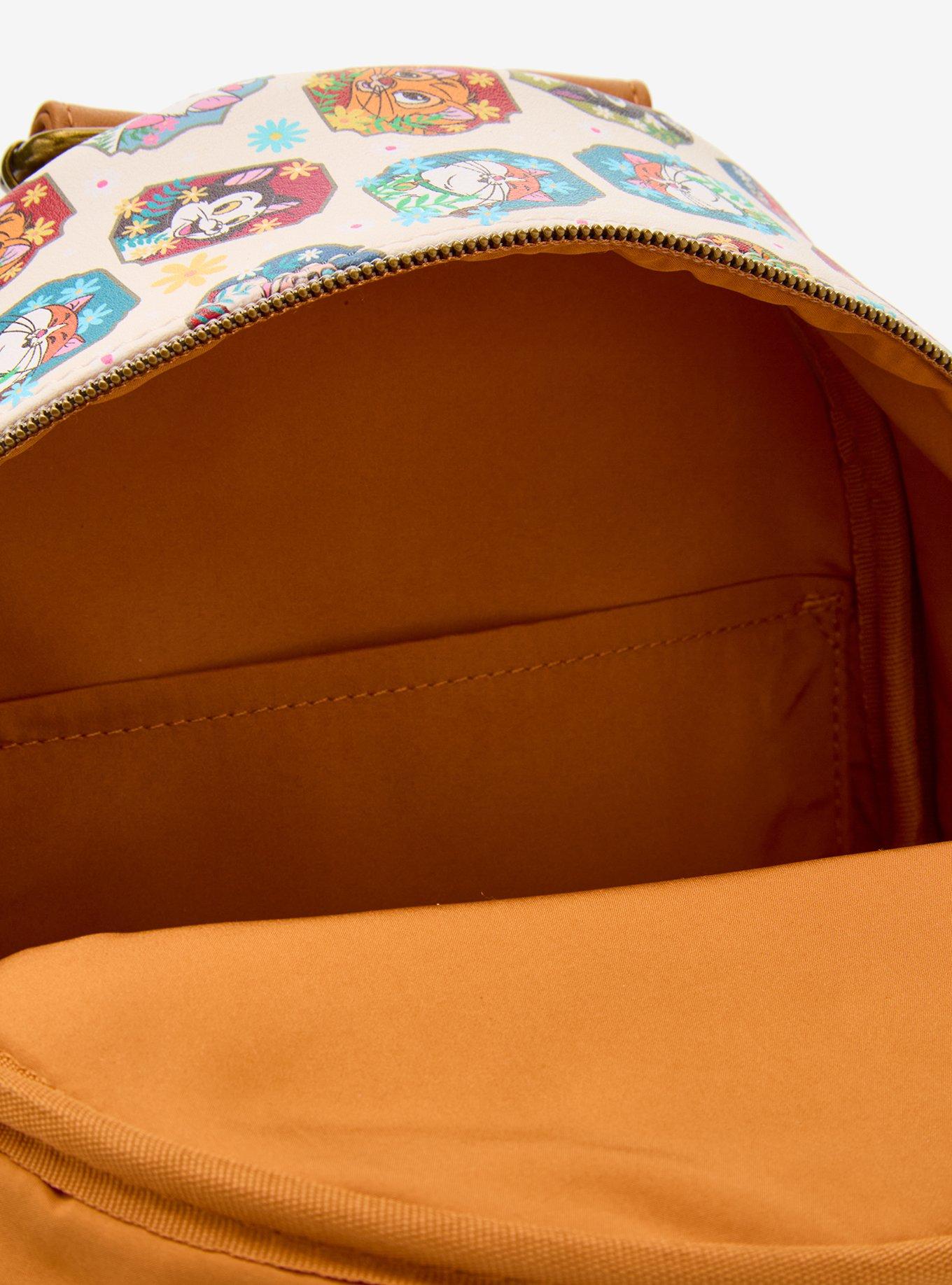 Loungefly Disney Cats Flower Portrait Mini Backpack, , alternate