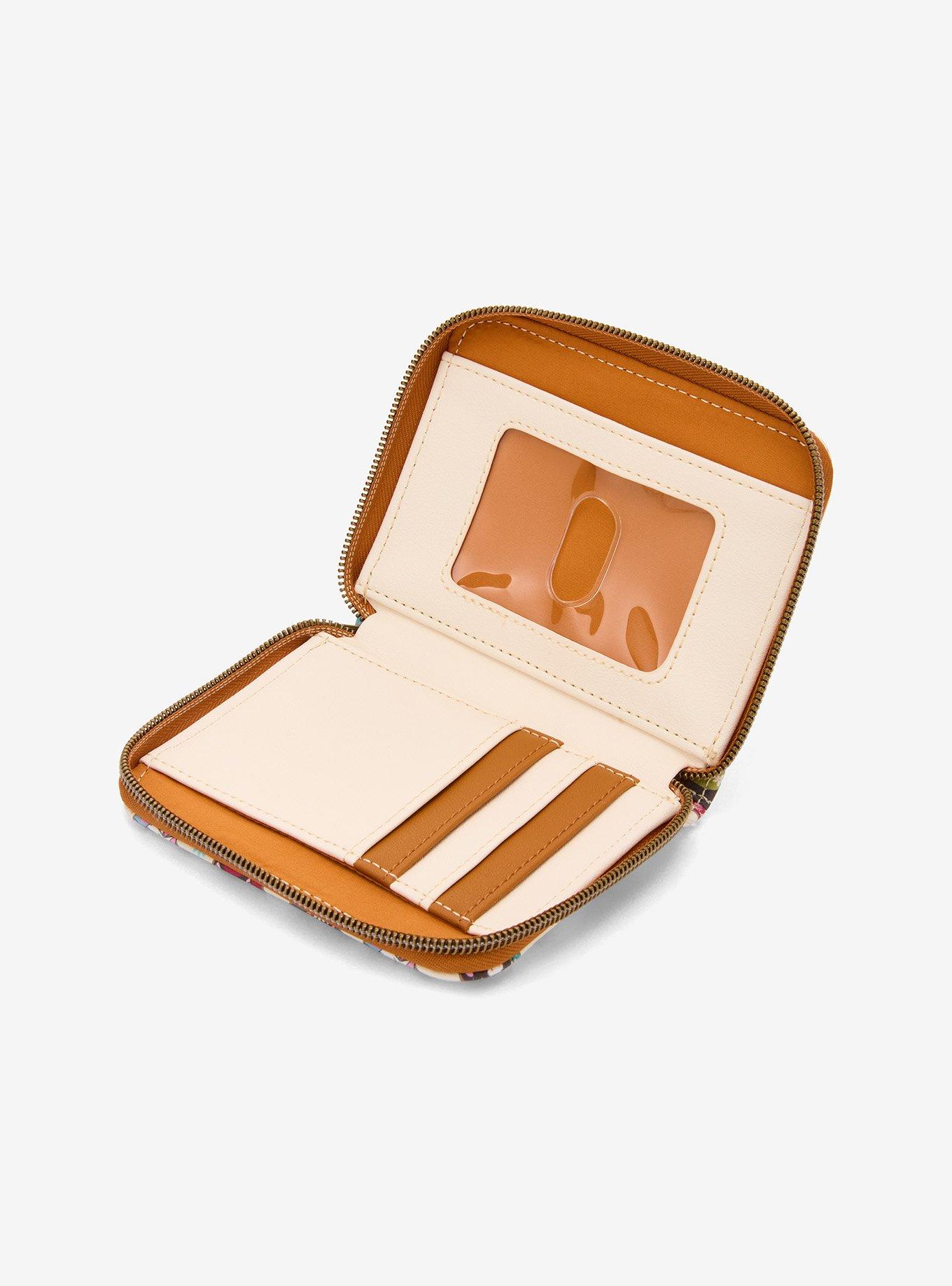 Loungefly Disney Cats Flower Portrait Mini Zipper Wallet, , alternate