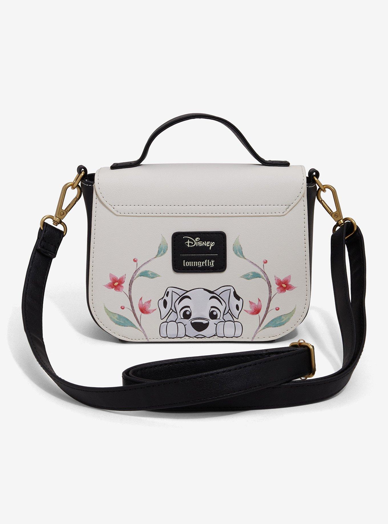 Loungefly Disney Dogs Floral Mini Crossbody Bag, , alternate