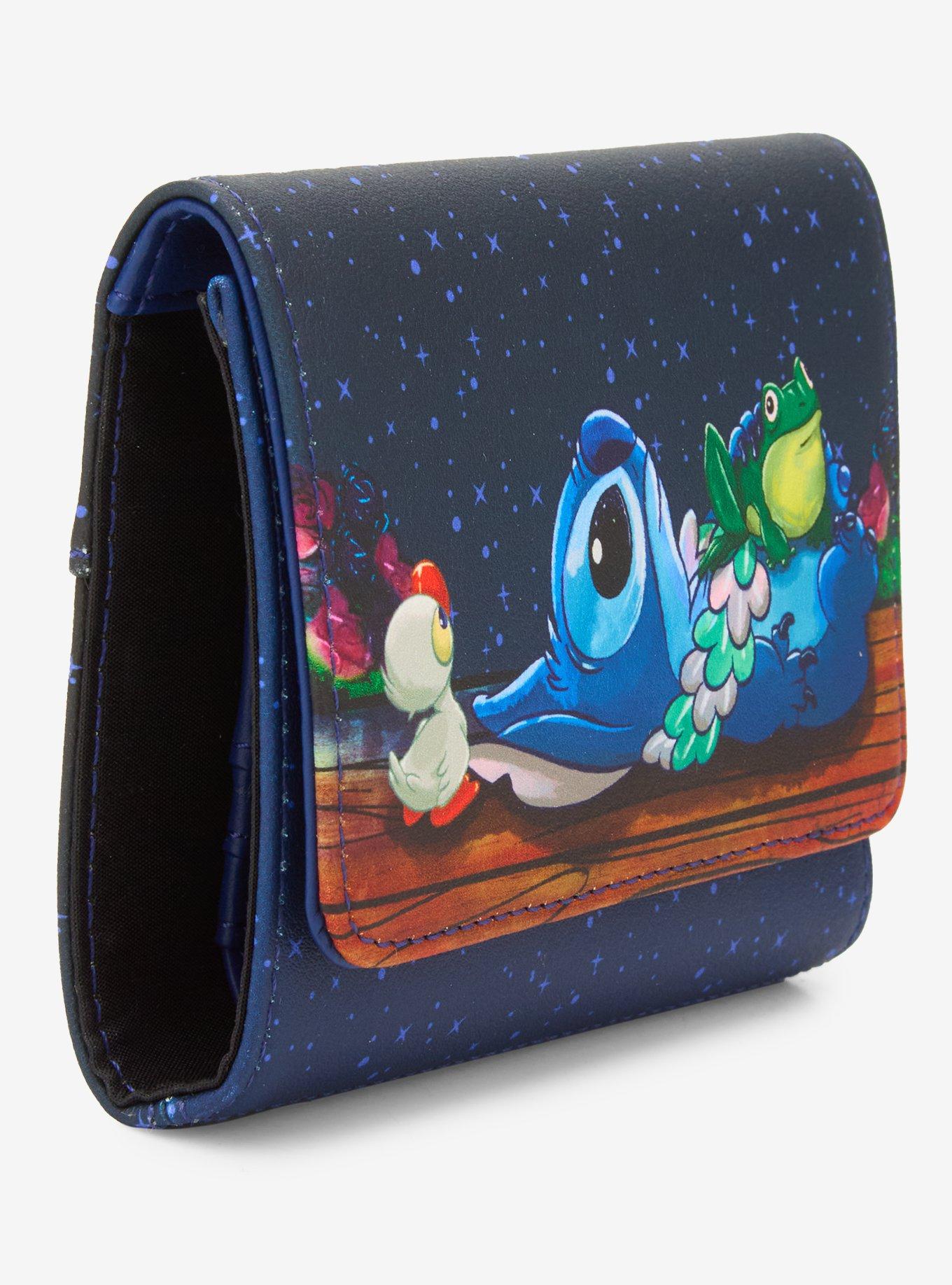 Loungefly Disney Stitch Stargazing Mini Flap Wallet, , hi-res
