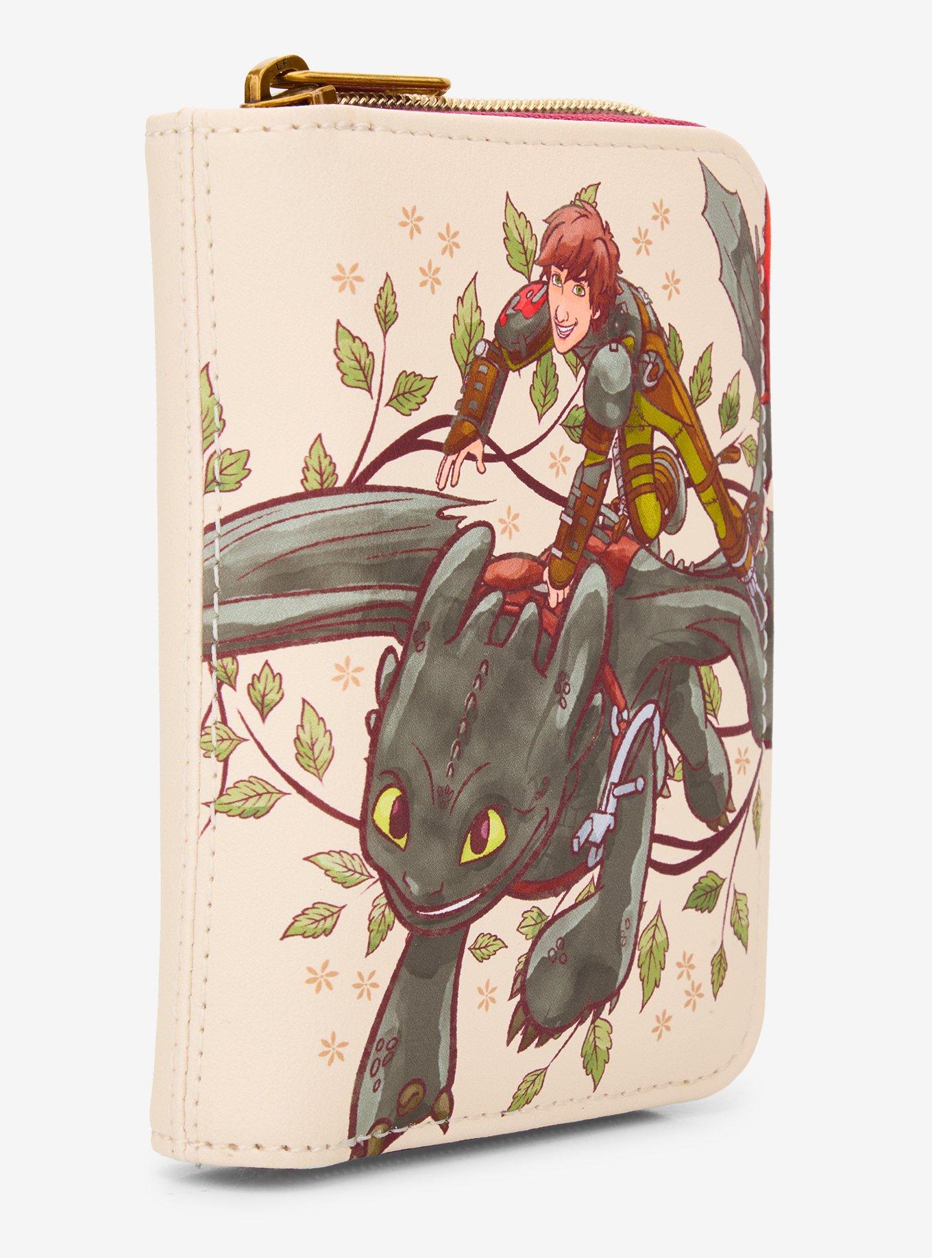 Loungefly How To Train Your Dragon Toothless & Hiccup Mini Zipper Wallet, , hi-res