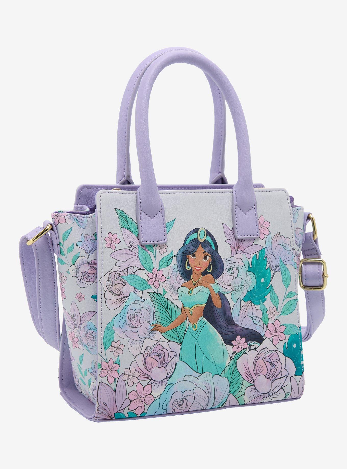 Loungefly Disney Princess Jasmine Floral Mini Satchel Bag, , hi-res