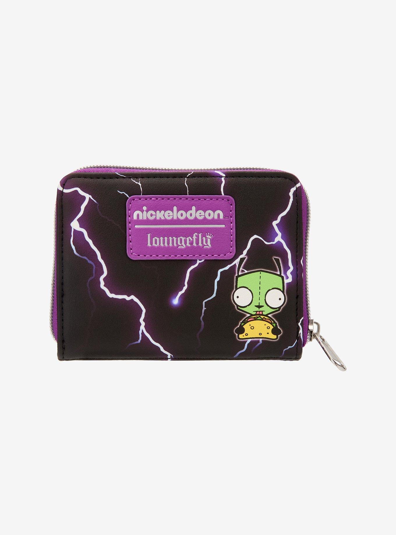 Loungefly Invader Zim GIR Lightning Mini Zipper Wallet, , alternate