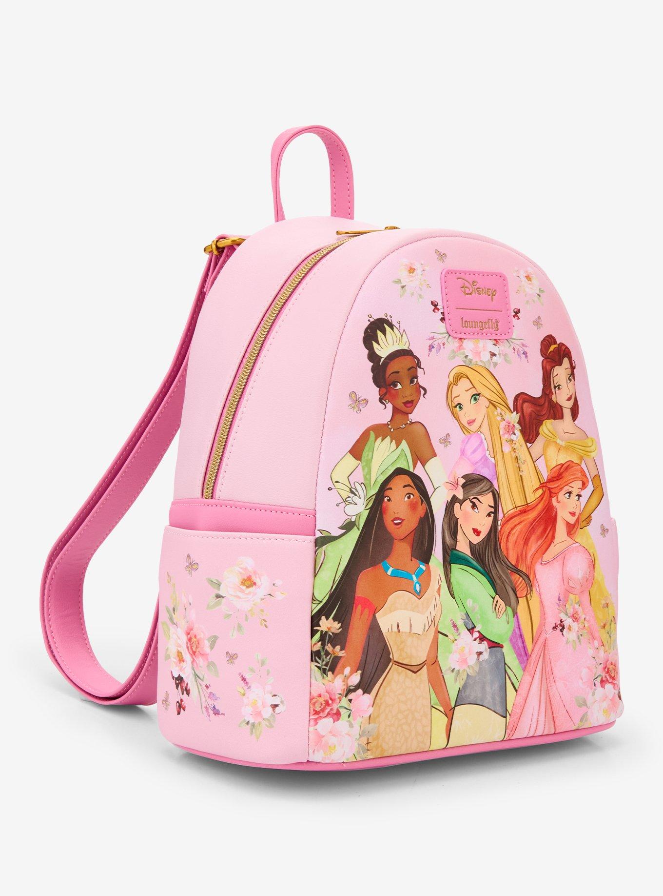 Loungefly Disney Princess Group Pink Mini Backpack, , hi-res