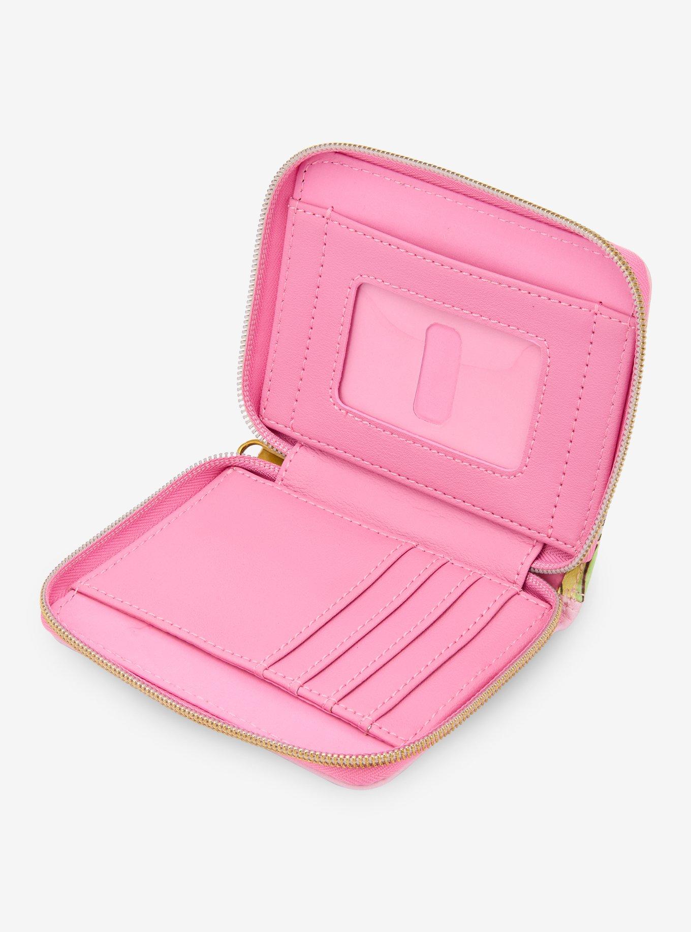 Loungefly Disney Princess Group Pink Mini Zipper Wallet, , alternate