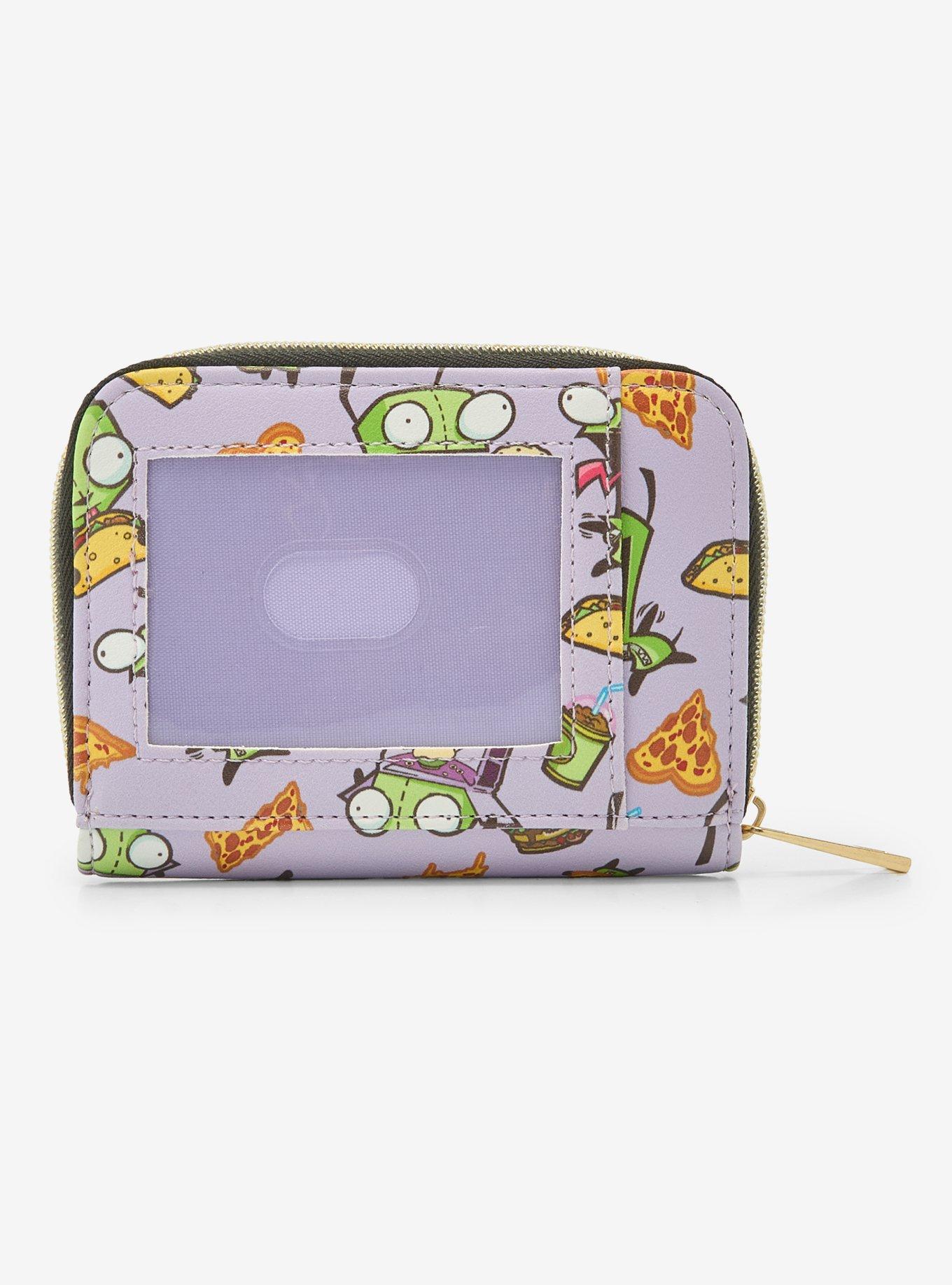 Invader Zim GIR Snacks Mini Zipper Wallet, , alternate