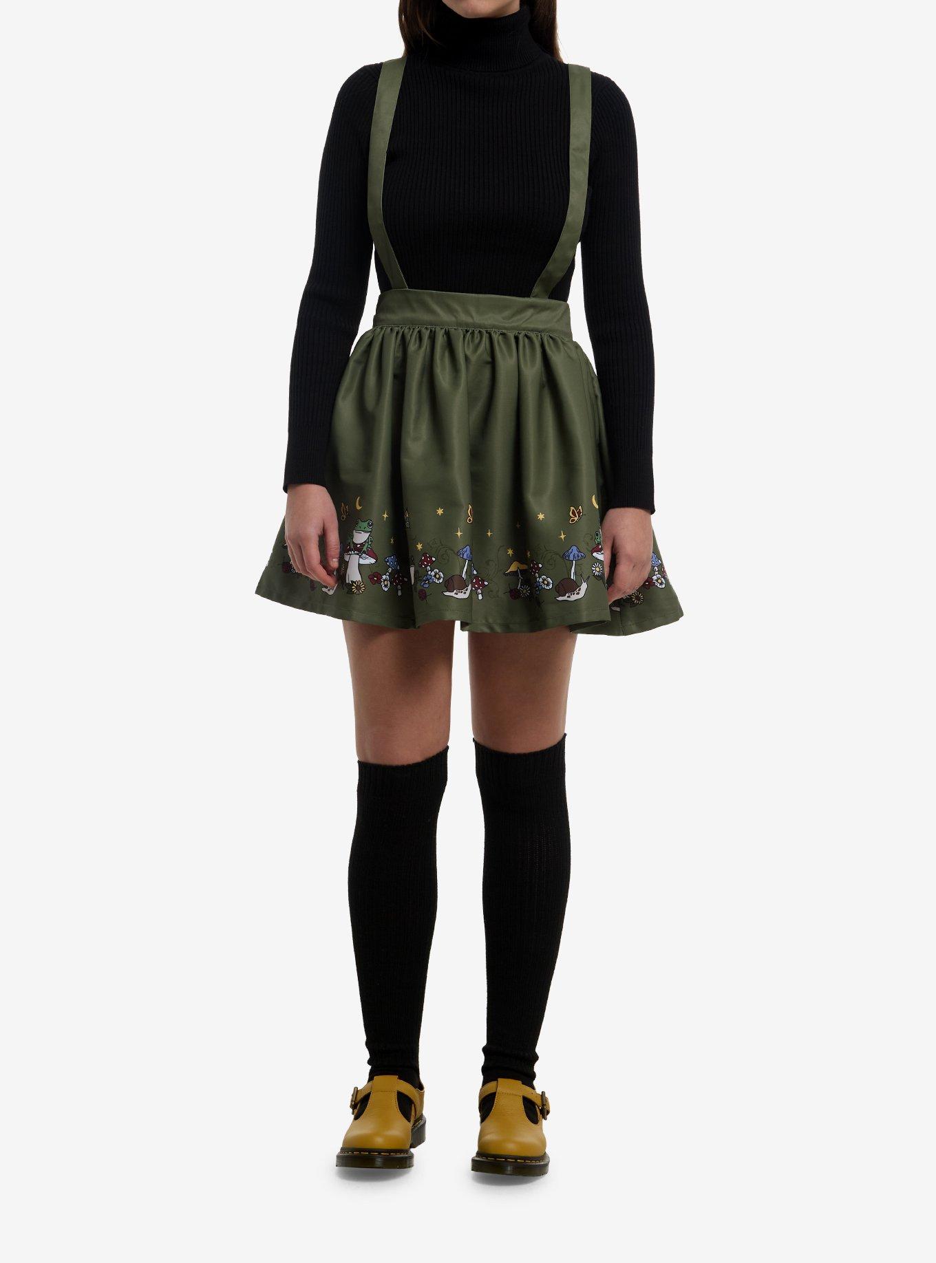 Thorn & Fable Frogs & Mushrooms Skirtall, , hi-res