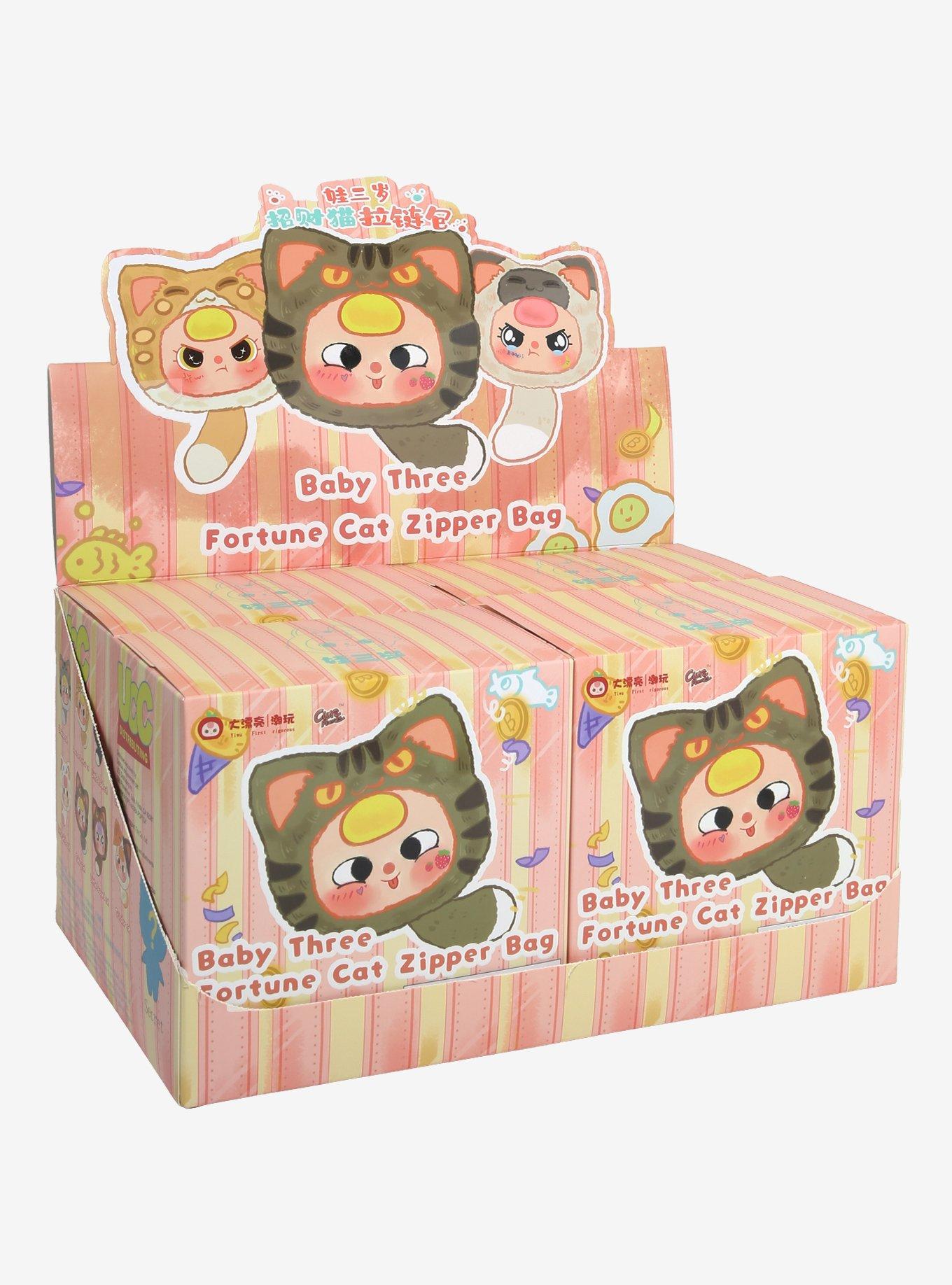 Baby Three Lucky Cat Blind Box Plush Pouch, , alternate