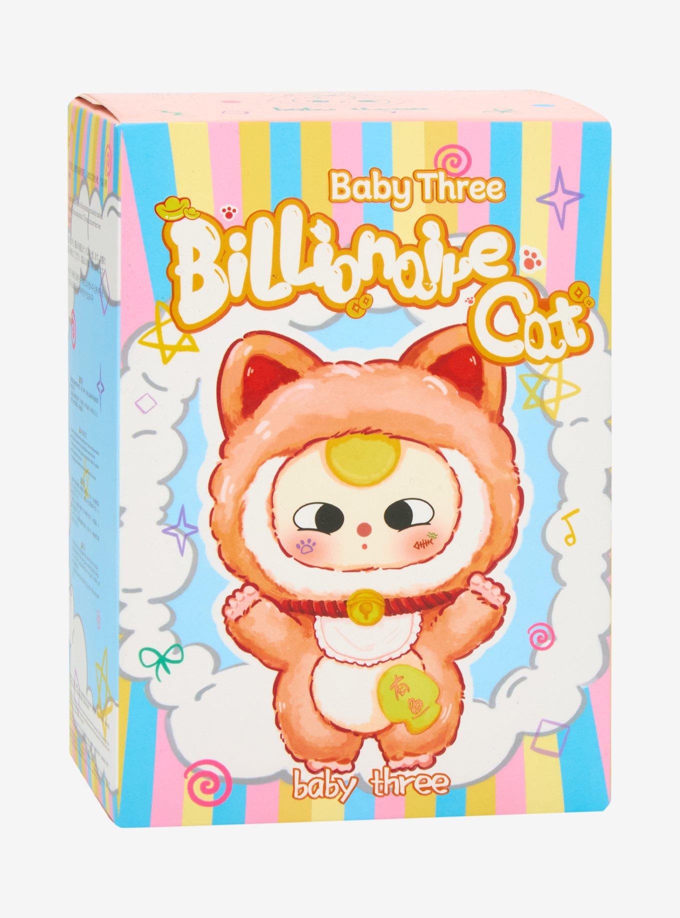 Baby Three Billionaire Cat Blind Box Plush Bag Clip, , hi-res