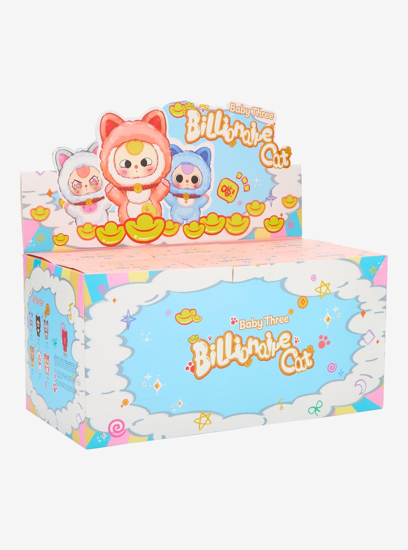 Baby Three Billionaire Cat Blind Box Plush Bag Clip, , alternate