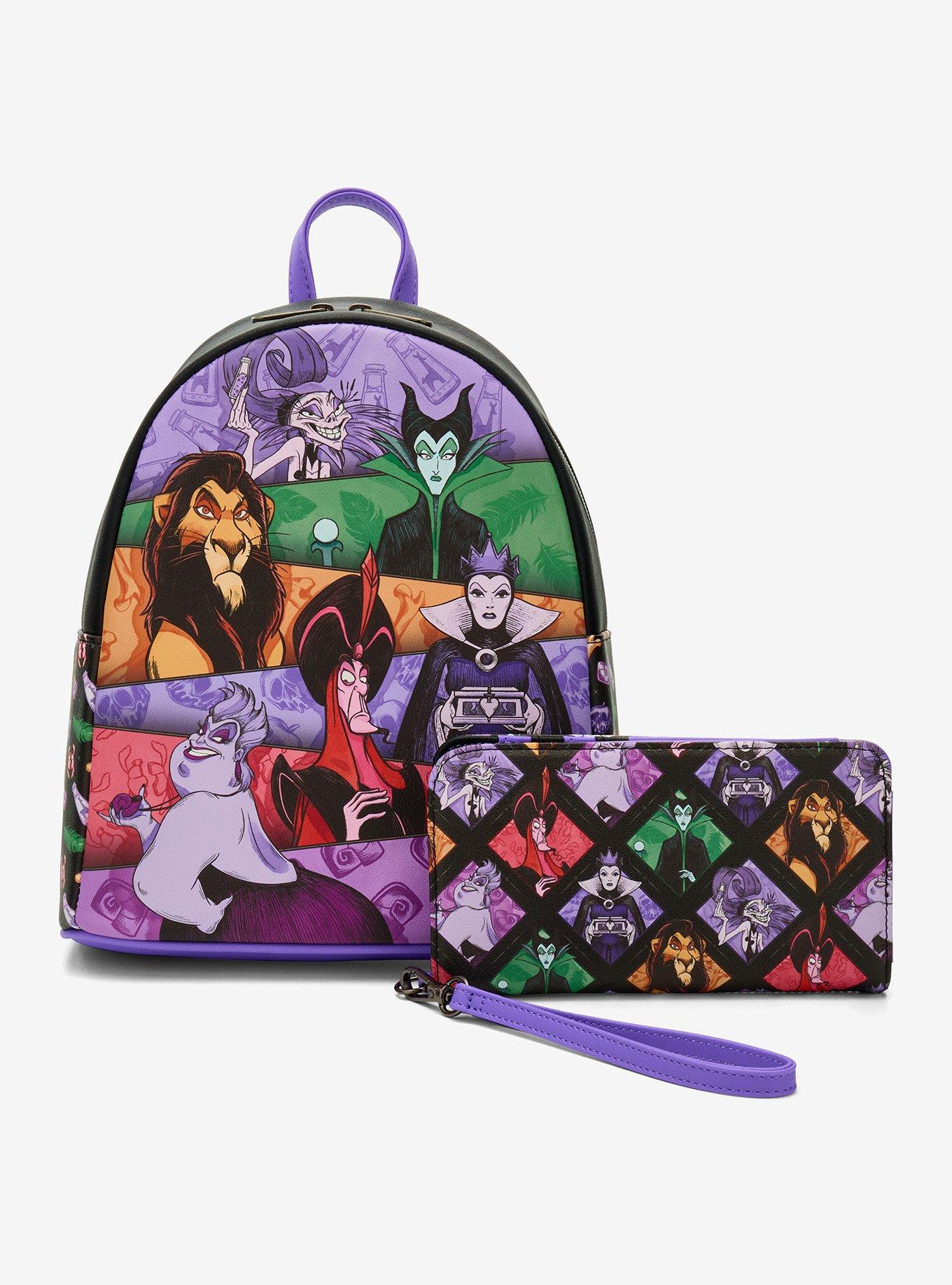 Loungefly Disney Villains Panels Mini Backpack, , alternate