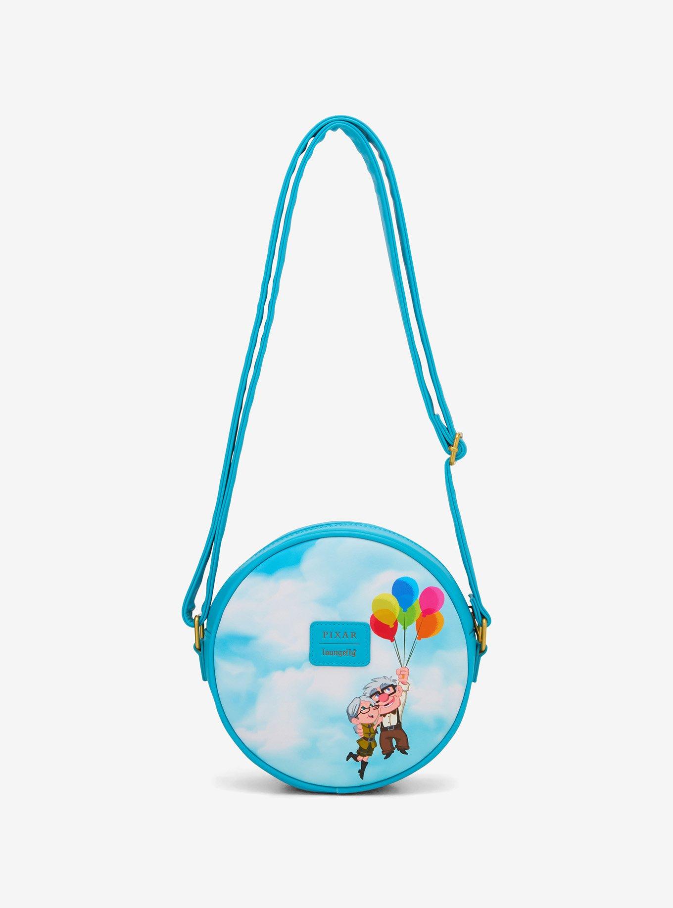 Loungefly Disney Pixar Up Pom Balloons Crossbody Bag, , alternate