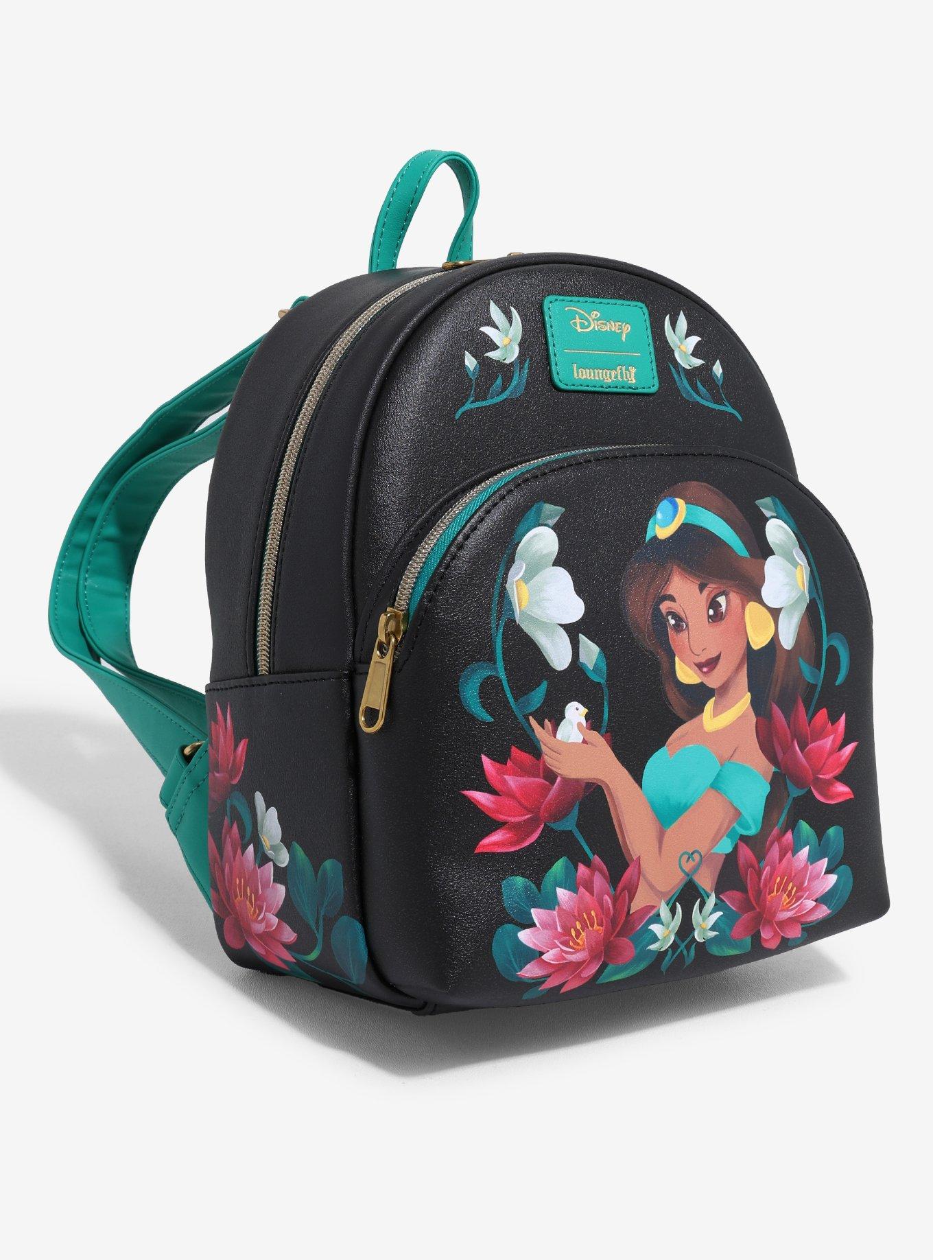 Loungefly Disney Aladdin Jasmine Floral Mini Backpack, , hi-res