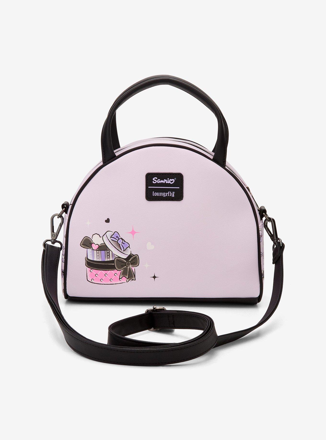 Loungefly Kuromi & Baku Ribbon Dome Crossbody Bag, , alternate