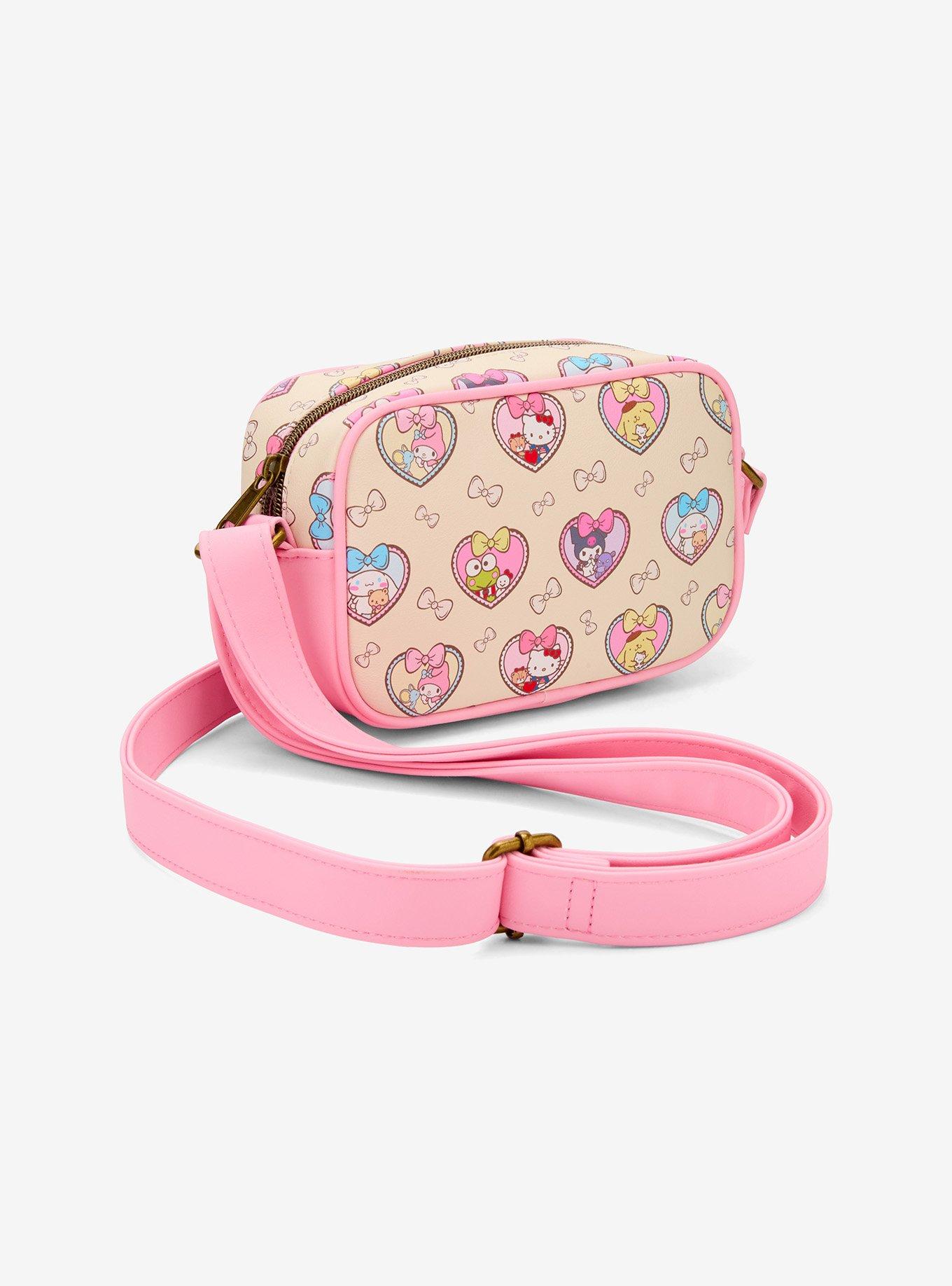 Loungefly Hello Kitty And Friends Bestie Hearts Camera Crossbody Bag, , hi-res