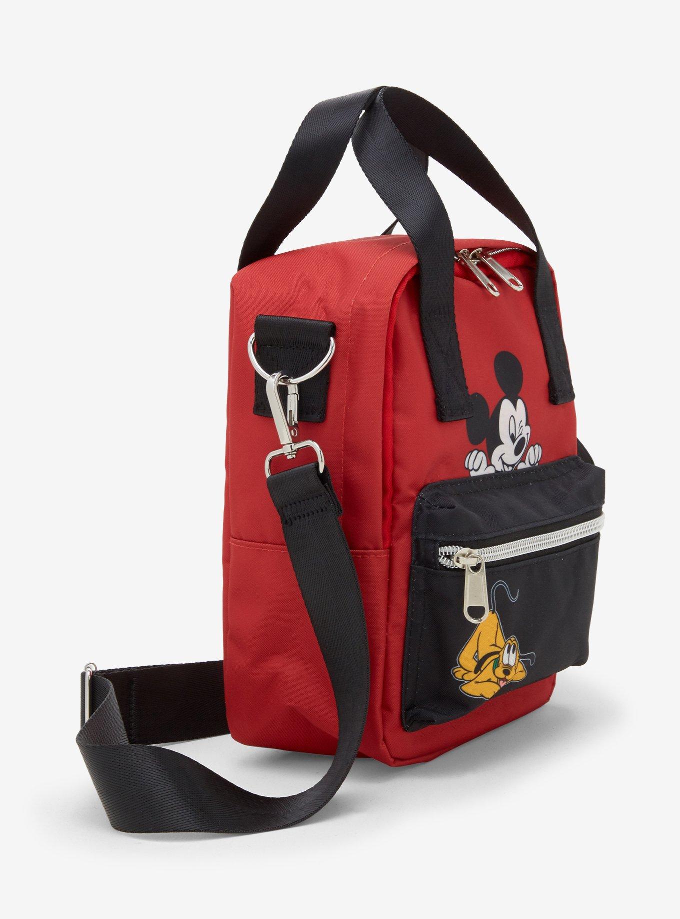 Loungefly Disney Mickey Mouse & Pluto Mini Crossbody Bag, , hi-res