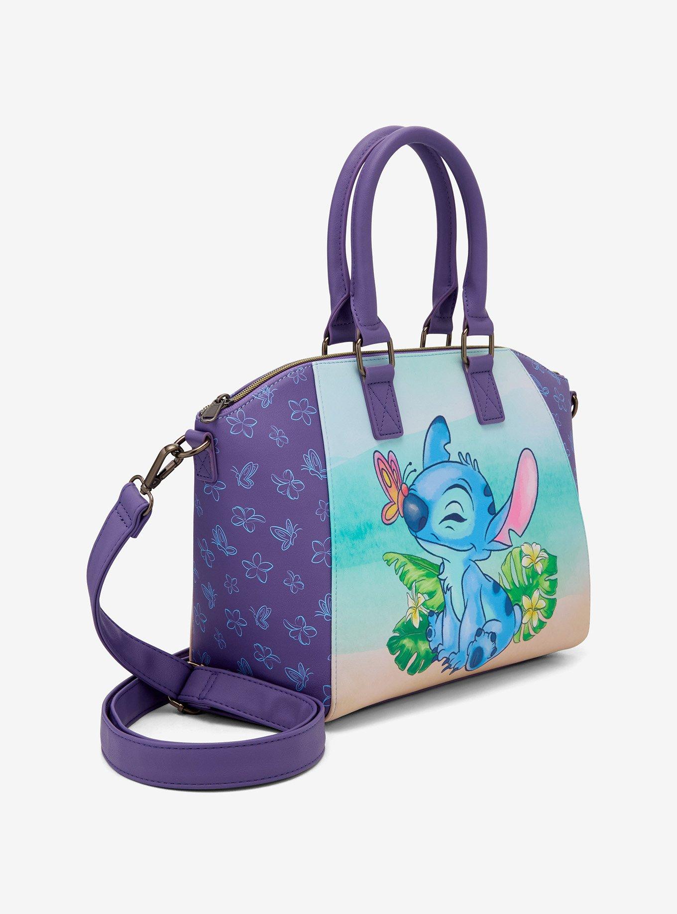 Loungefly Disney Stitch Scrump Butterfly Satchel Bag, , hi-res