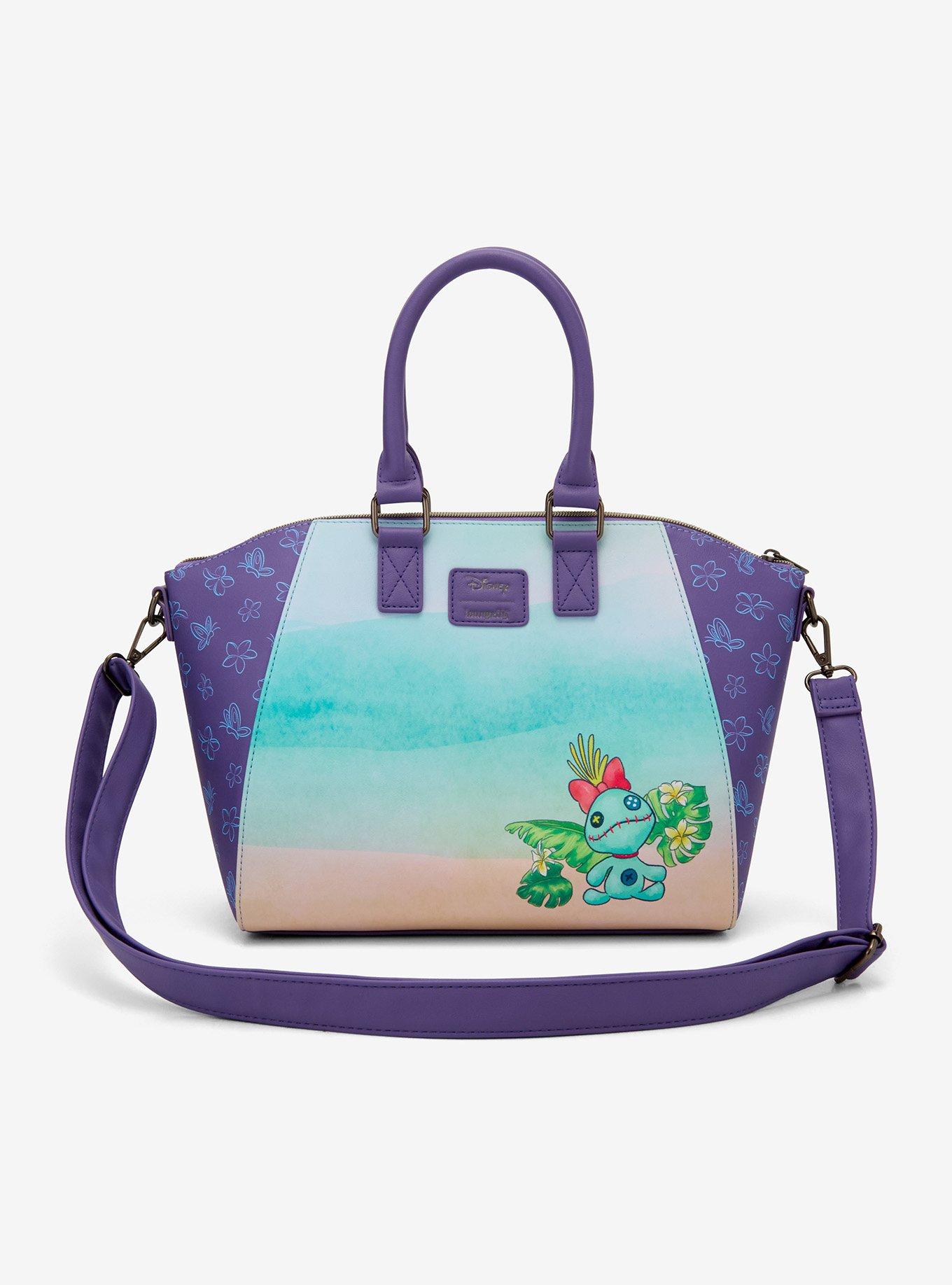 Loungefly Disney Stitch Scrump Butterfly Satchel Bag, , alternate