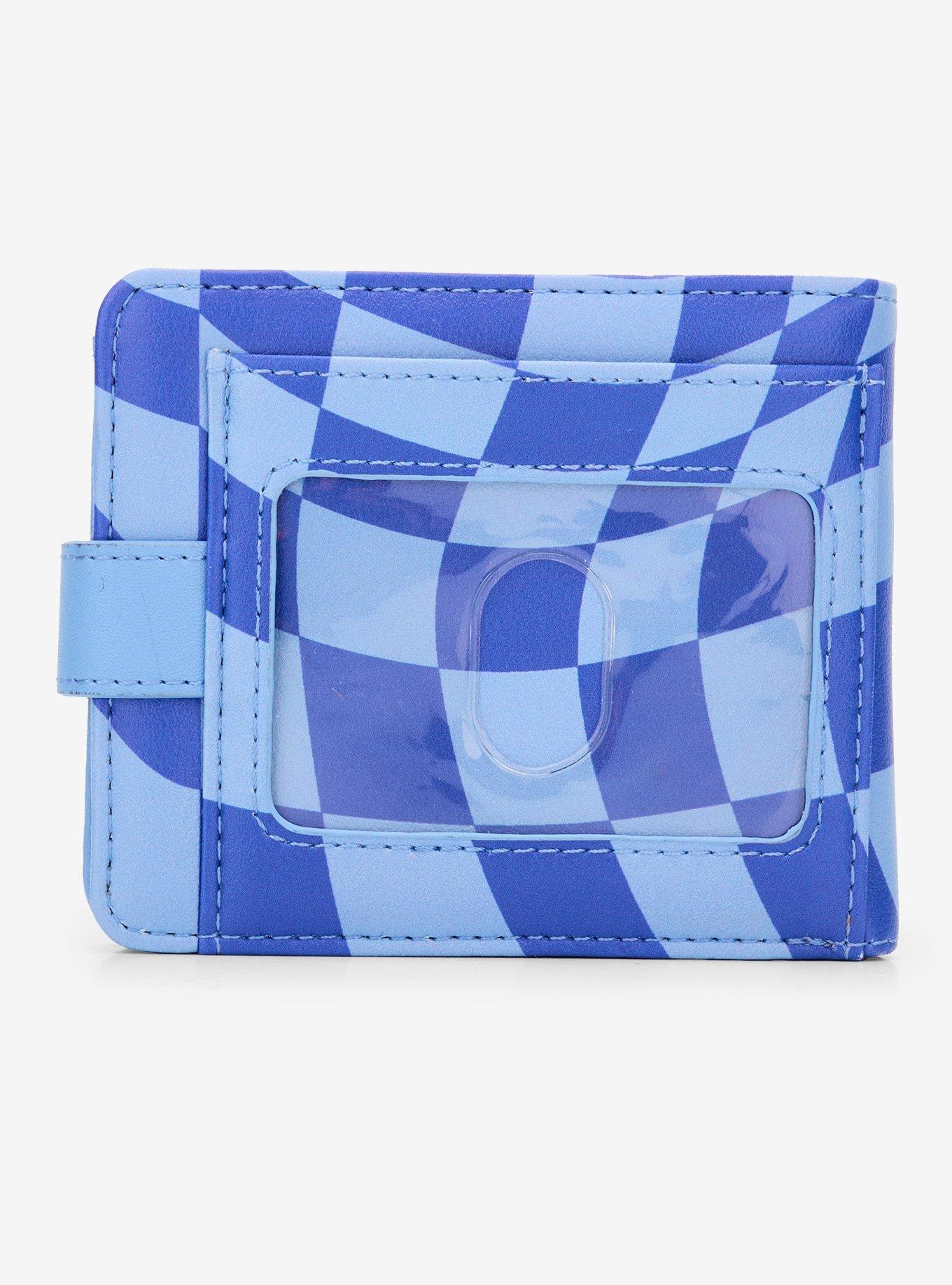 Sonic The Hedgehog Blue Checkered Bifold Wallet, , alternate