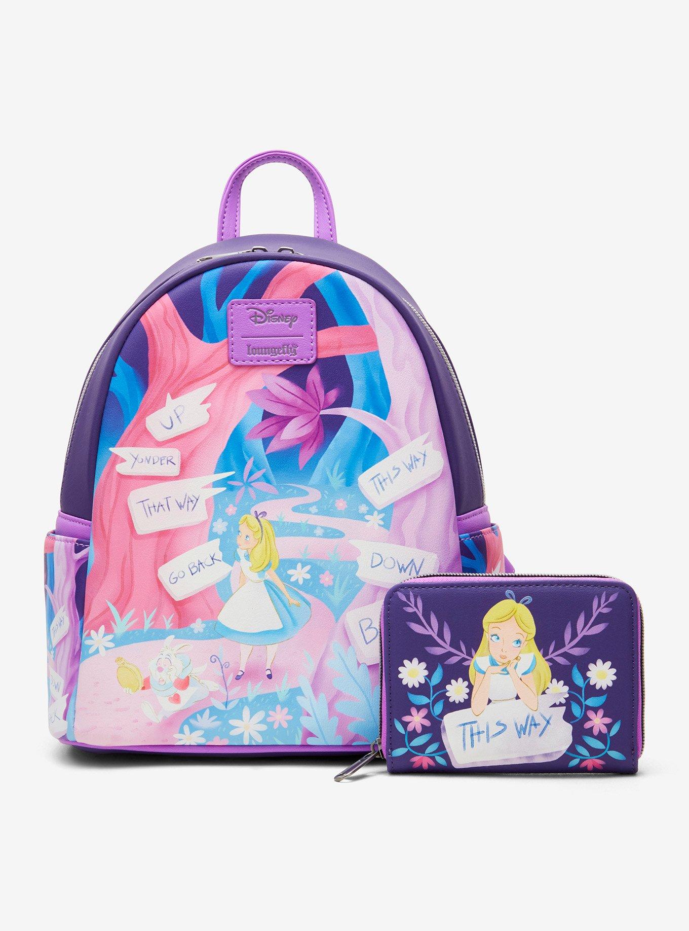 Loungefly Disney Alice In Wonderland Signs Mini Backpack, , alternate