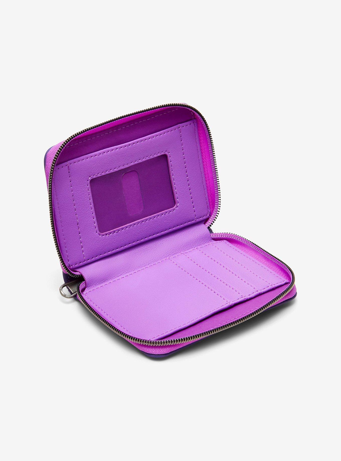 Loungefly Disney Alice In Wonderland This Way Mini Zipper Wallet, , alternate