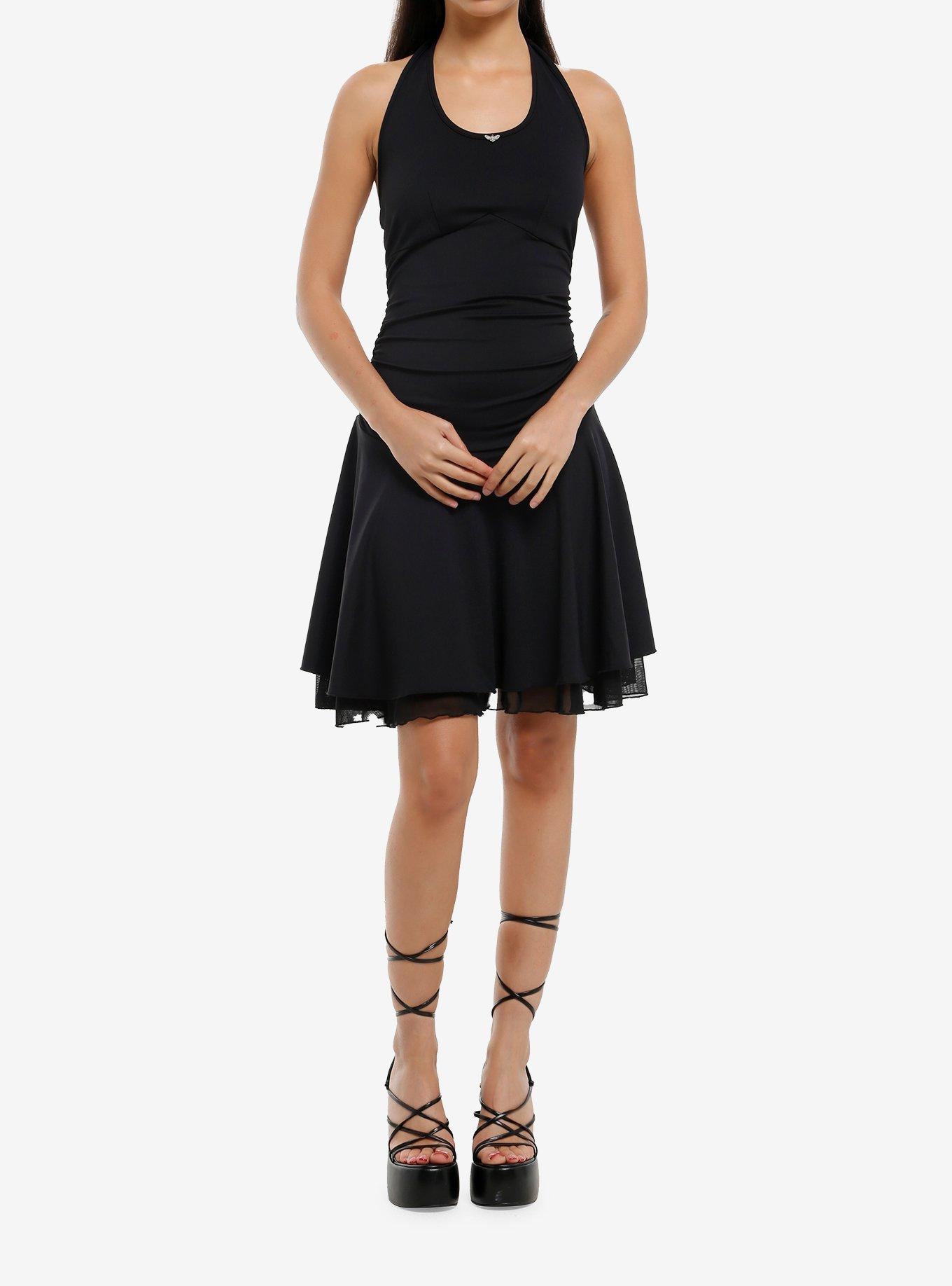 Cosmic Aura Death Moth Halter Dress, , hi-res