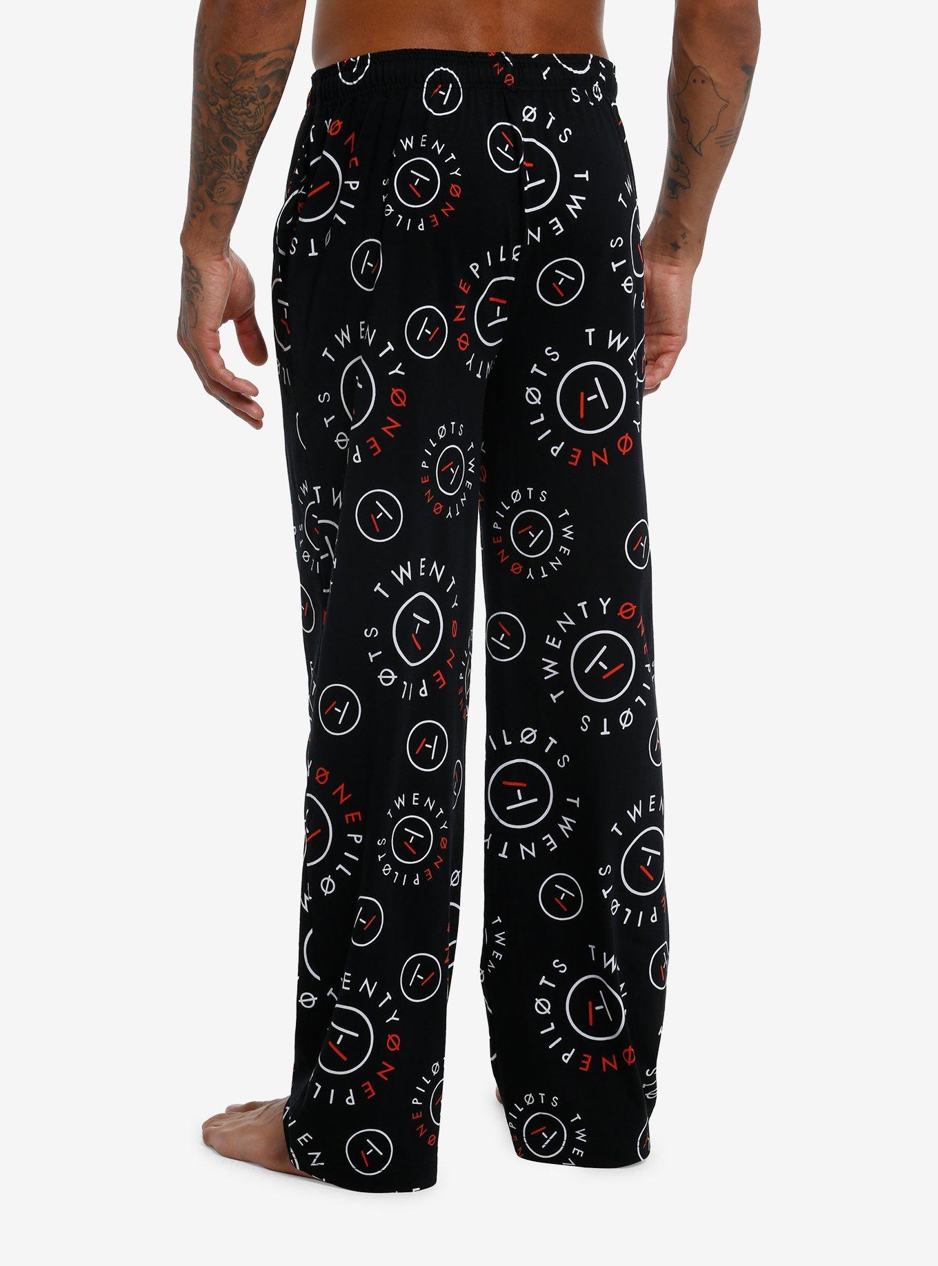 Twenty One Pilots Allover Print Pajama Pants, , hi-res