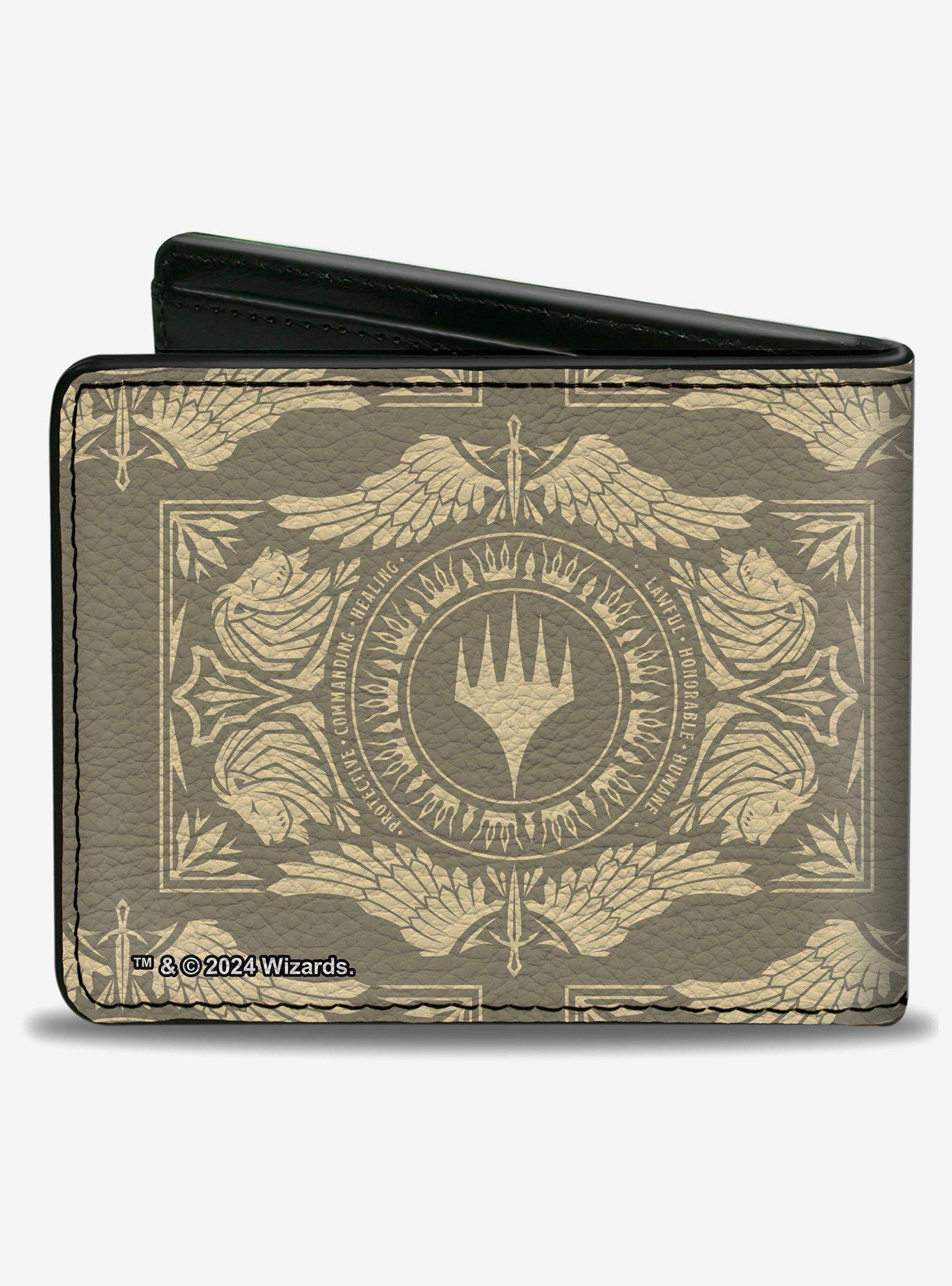 Magic: The Gathering Planeswalker Plains Mana Traits Bifold Wallet, , alternate