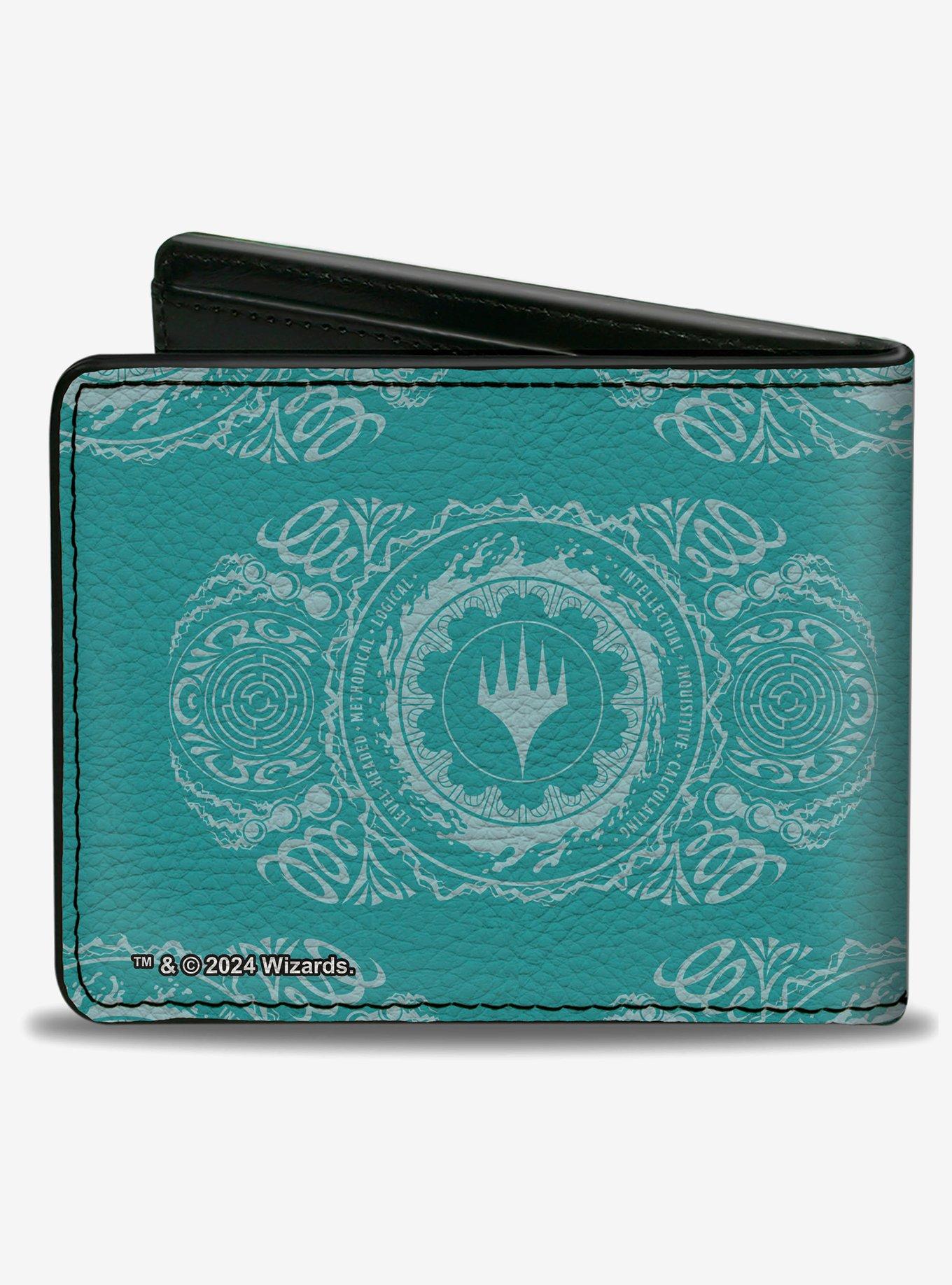 Magic: The Gathering Planeswalker Island Mana Traits Bifold Wallet, , alternate