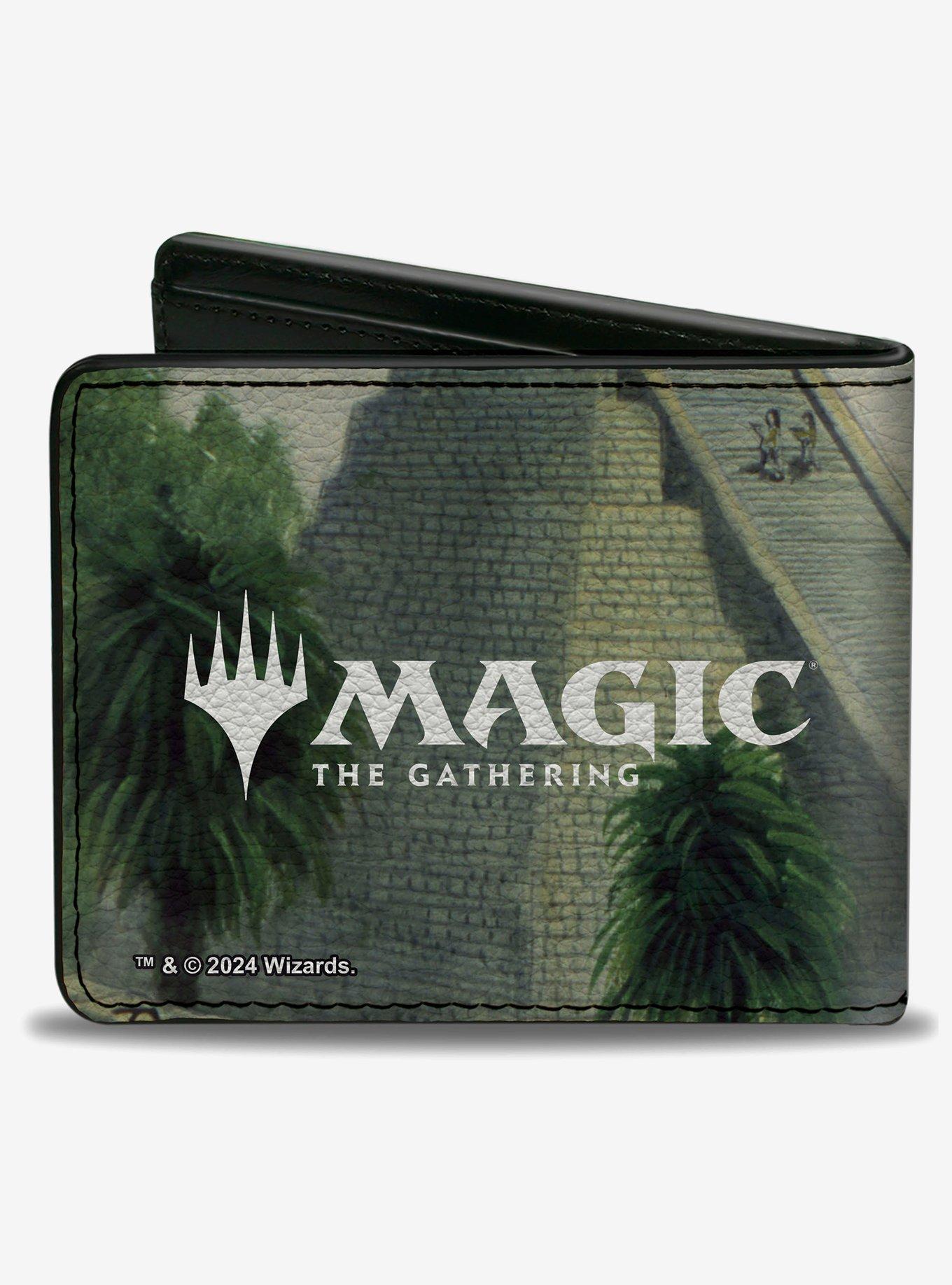 Magic: The Gathering Ancestral Recall Pyramid Card Image Bifold Wallet, , alternate