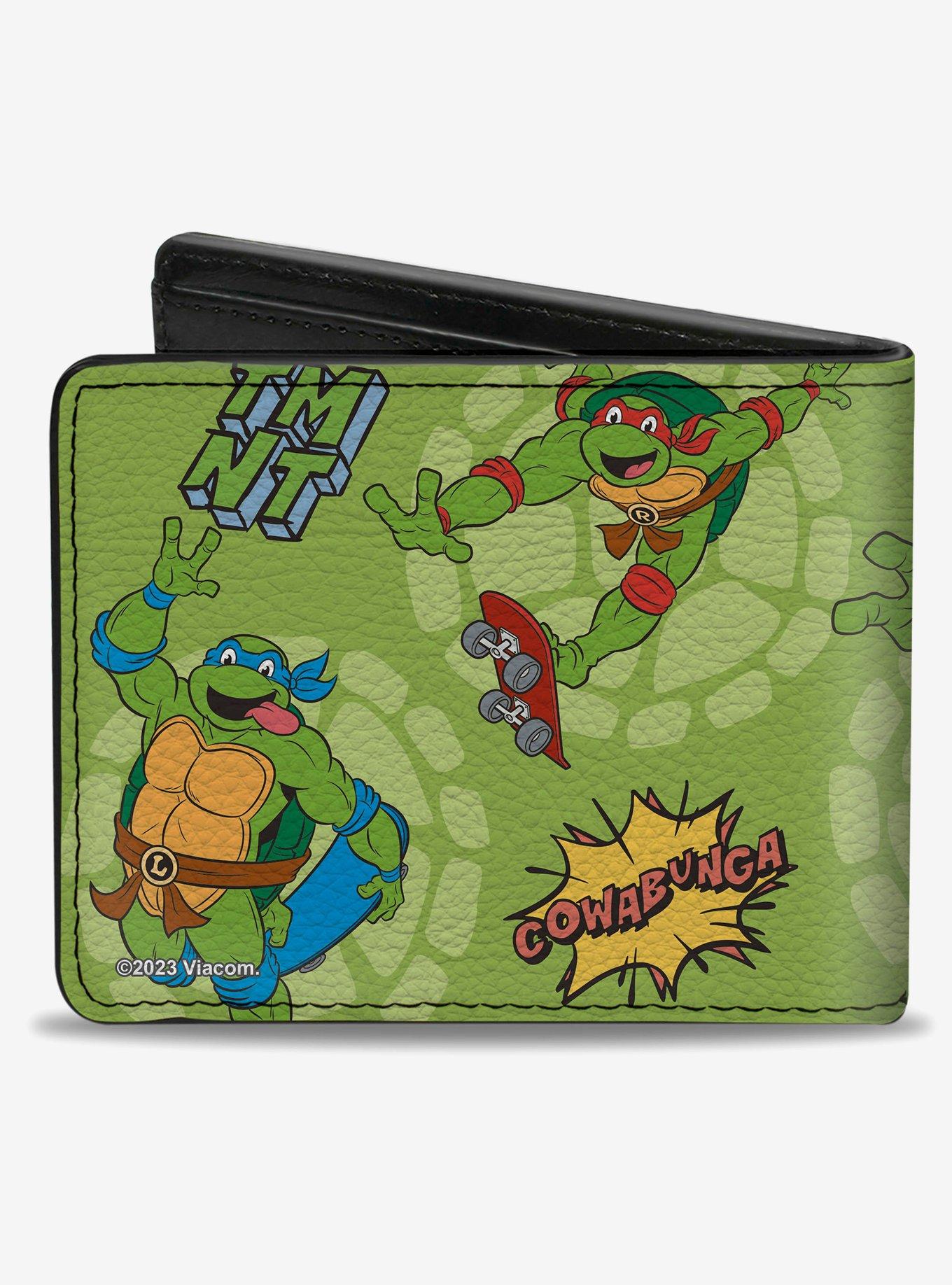 Teenage Mutant Ninja Turtles Cowabunga Skateboarding Bifold Wallet, , alternate