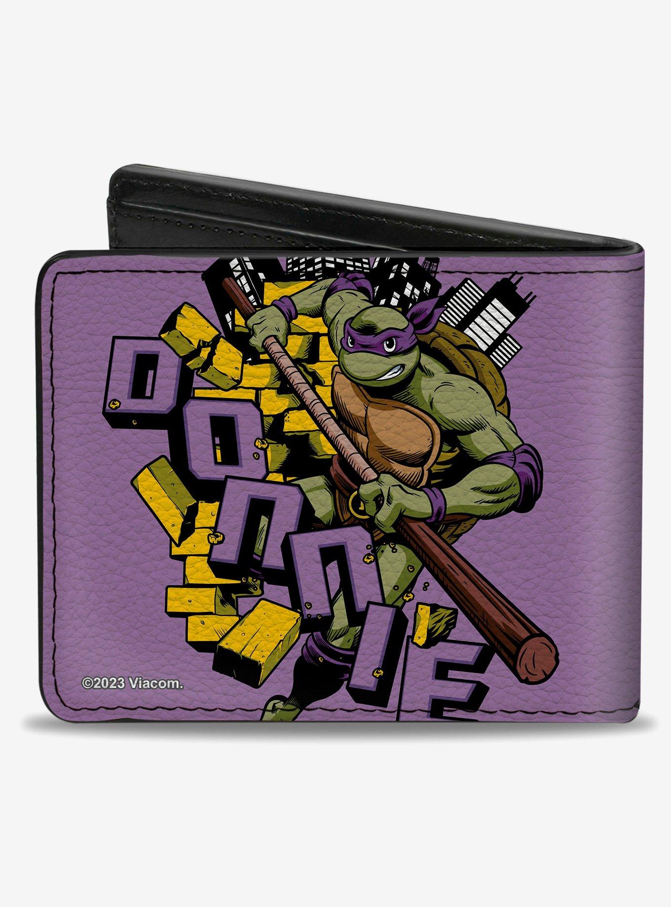 Teenage Mutant Ninja Turtles Donnie Action Pose Bifold Wallet, , alternate