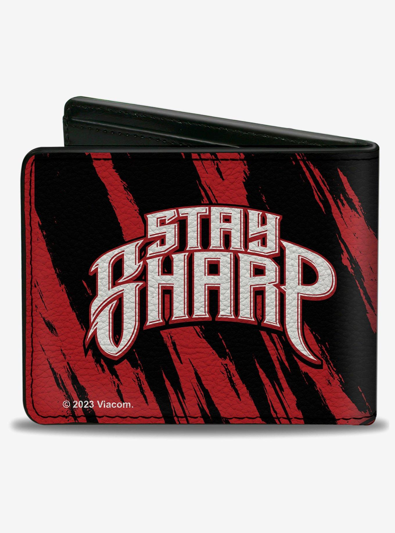 Teenage Mutant Ninja Turtles Shredder Stay Sharp Pose Bifold Wallet, , alternate