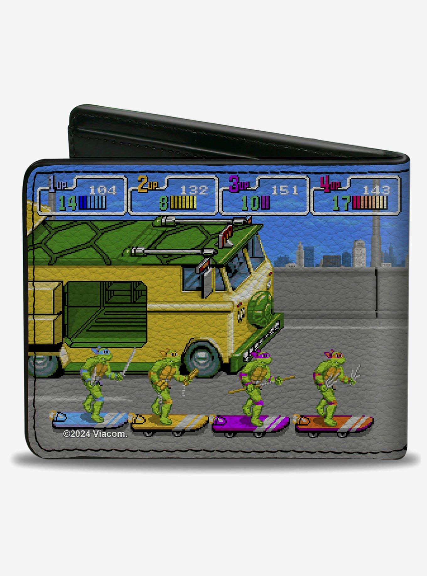 Teenage Mutant Ninja Turtles Skating Party Van Arcade Bifold Wallet, , alternate